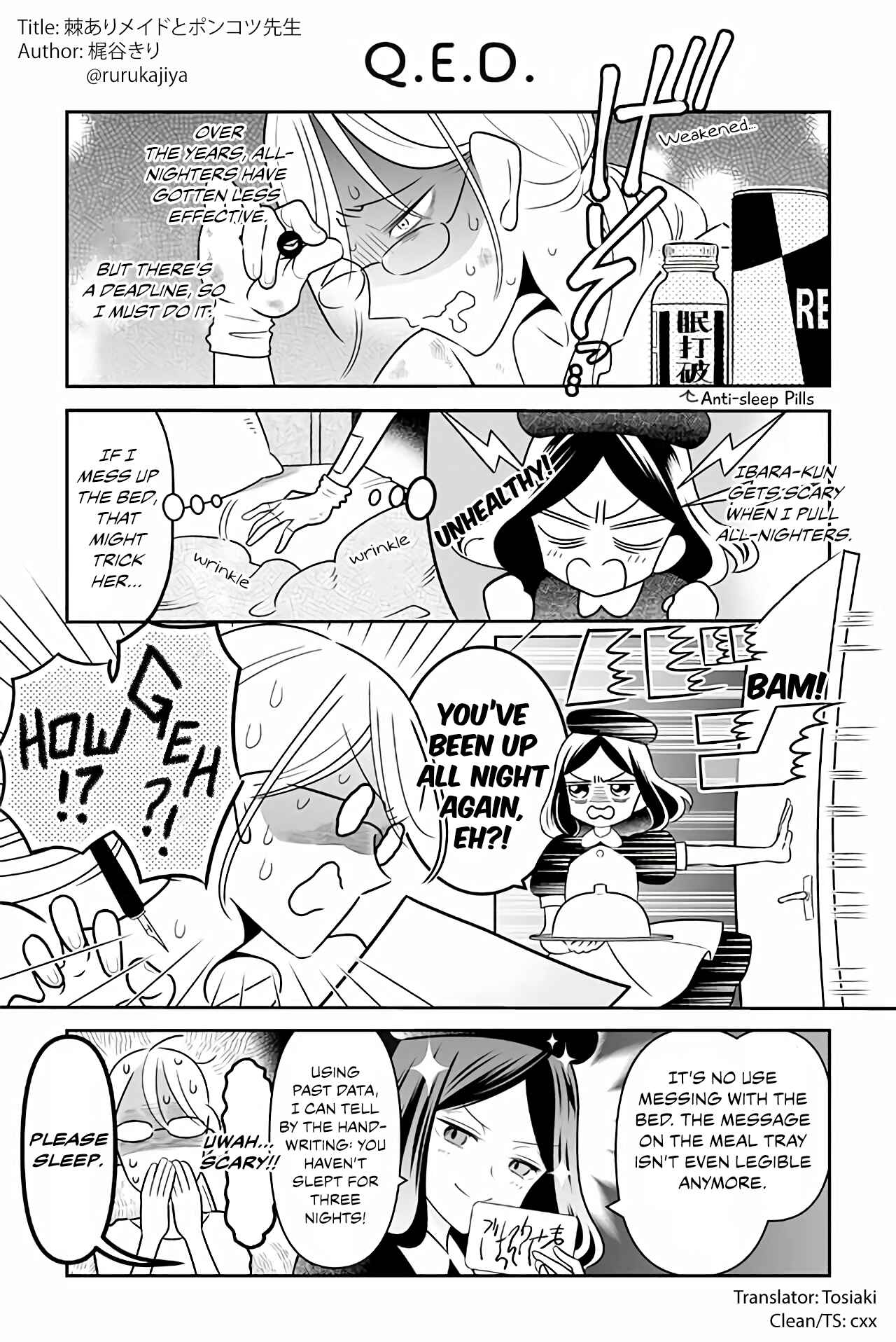 Page 1 Chapter 22 The Prickly Maid and Clumsy Mangaka