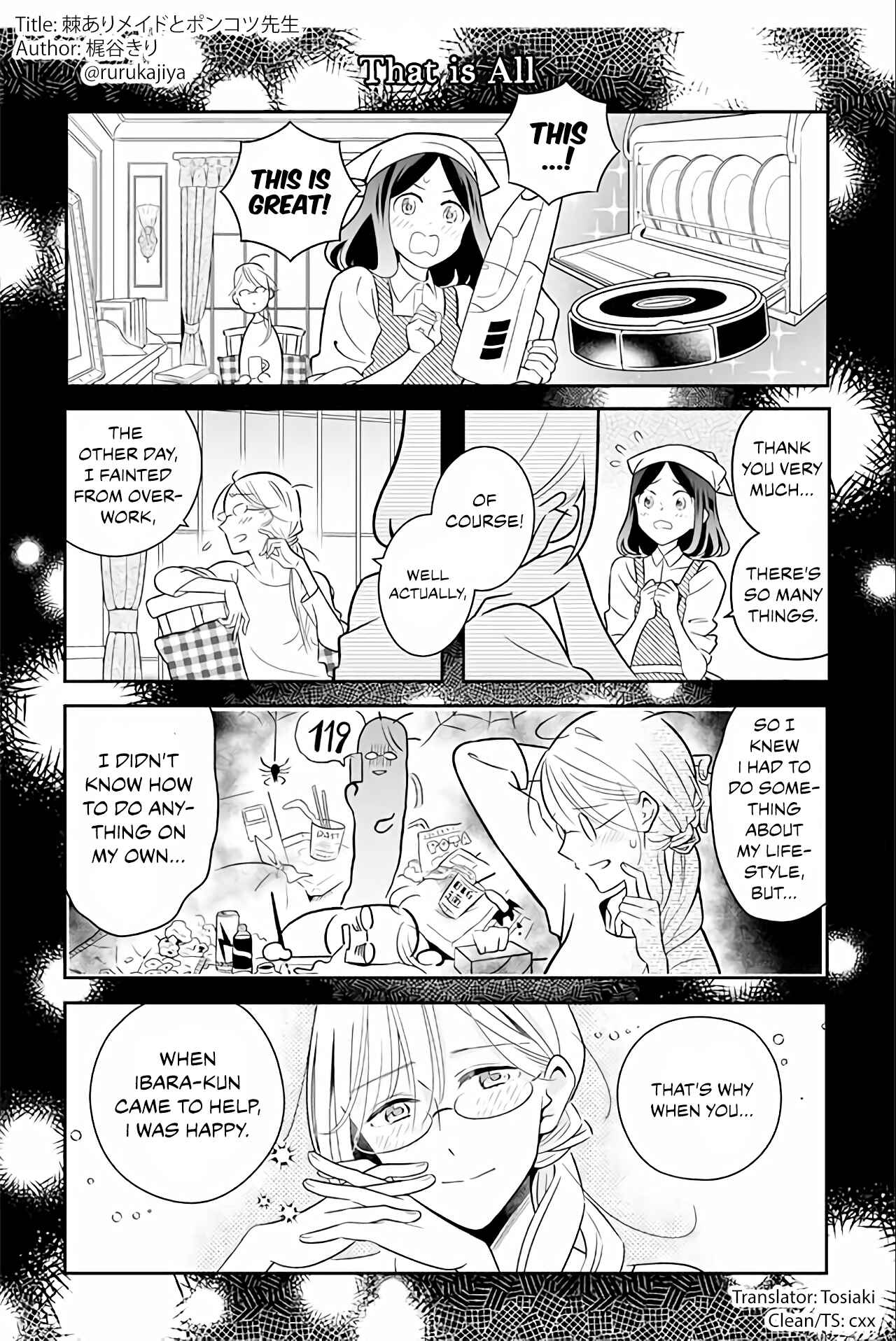 Page 1 Chapter 16 The Prickly Maid and Clumsy Mangaka