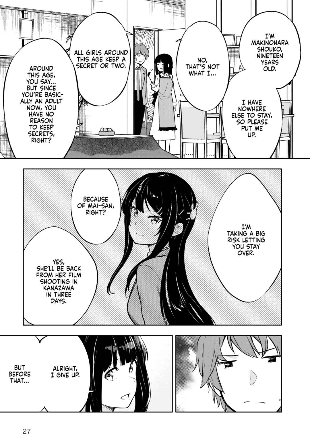 Page 26 Chapter 7 Rascal Does Not Dream of a Dreaming Girl