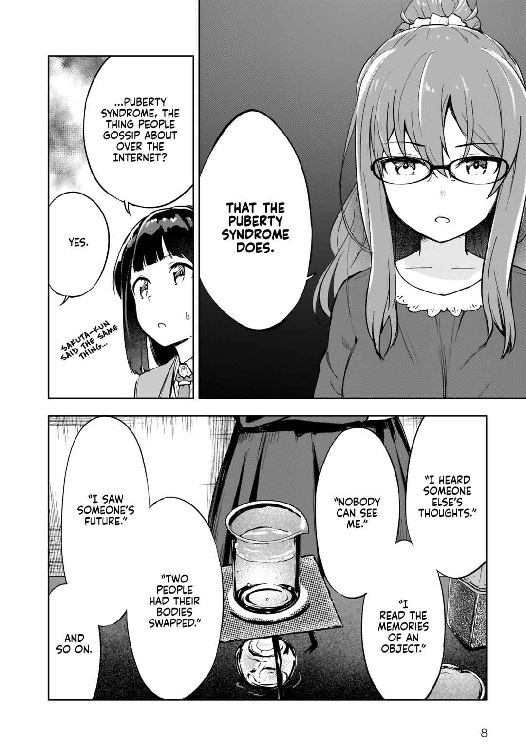 Page 8 Chapter 5 Rascal Does Not Dream of a Dreaming Girl