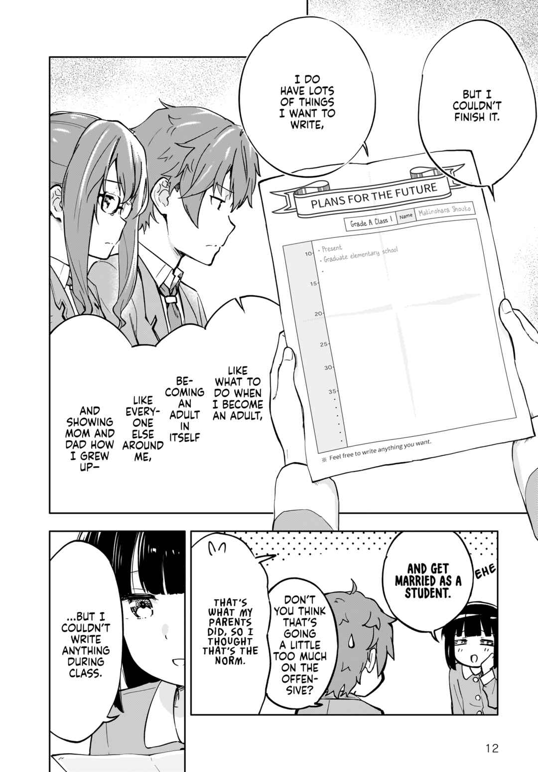 Page 12 Chapter 2 Rascal Does Not Dream of a Dreaming Girl