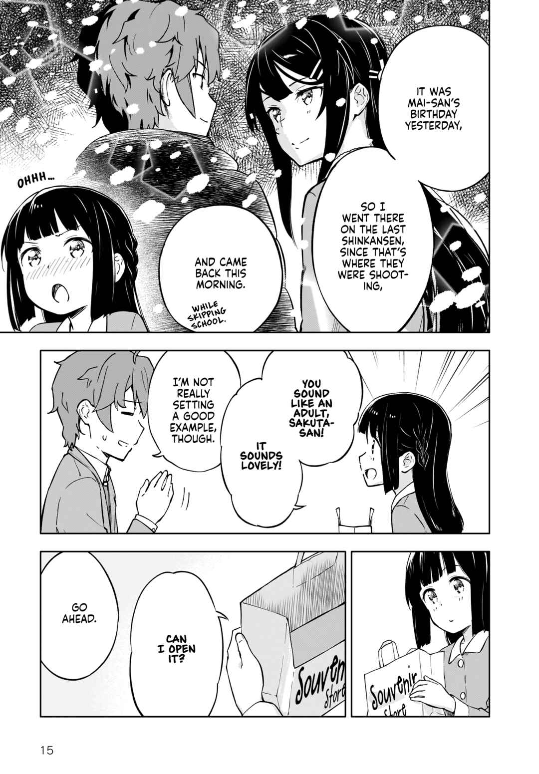 Page 15 Chapter 2 Rascal Does Not Dream of a Dreaming Girl