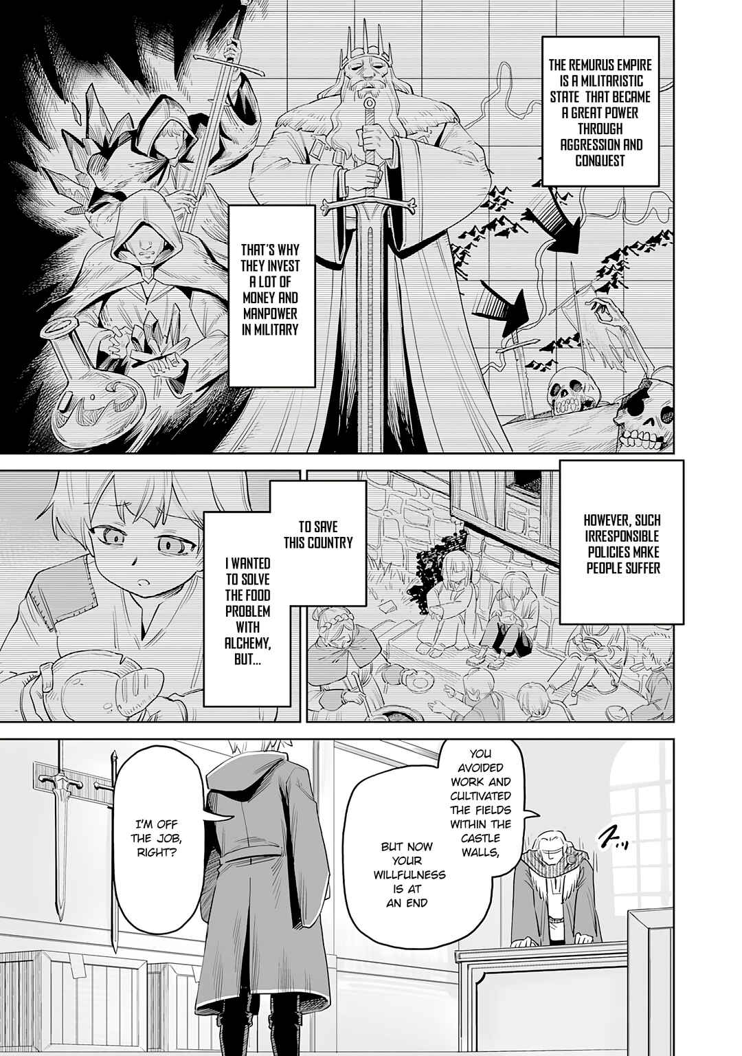 Page 7 Chapter 1.1 Kaikosareta Kyuutei Renkinjutsushi wa Henkyou de Dai Nouen wo Tsukuriageru ~Sokoku wo Oidasareta kedo, Saikyou Ryouchi de Slow Life wo Ouka suru~