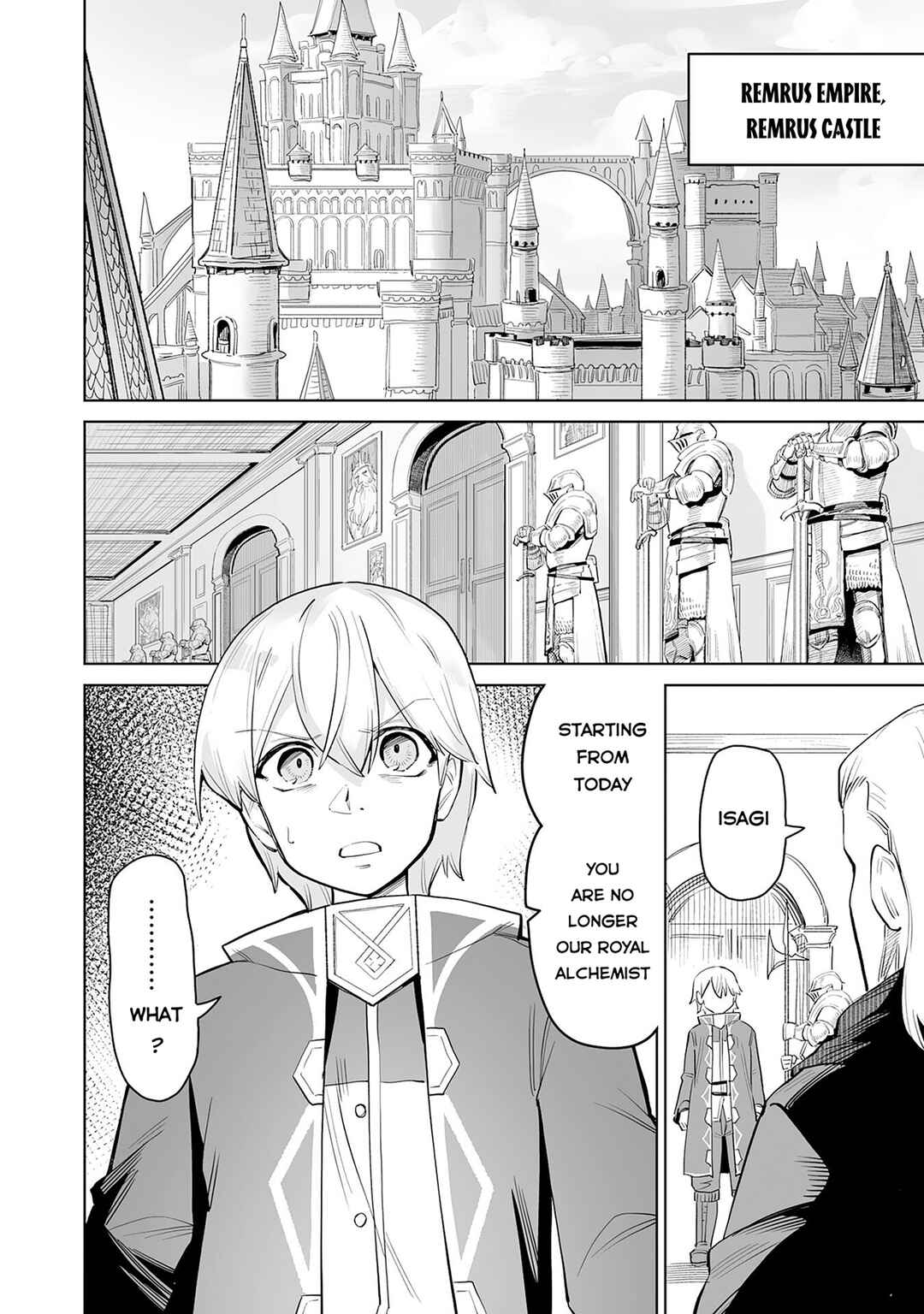 Page 5 Chapter 1 Kaikosareta Kyuutei Renkinjutsushi wa Henkyou de Dai Nouen wo Tsukuriageru ~Sokoku wo Oidasareta kedo, Saikyou Ryouchi de Slow Life wo Ouka suru~