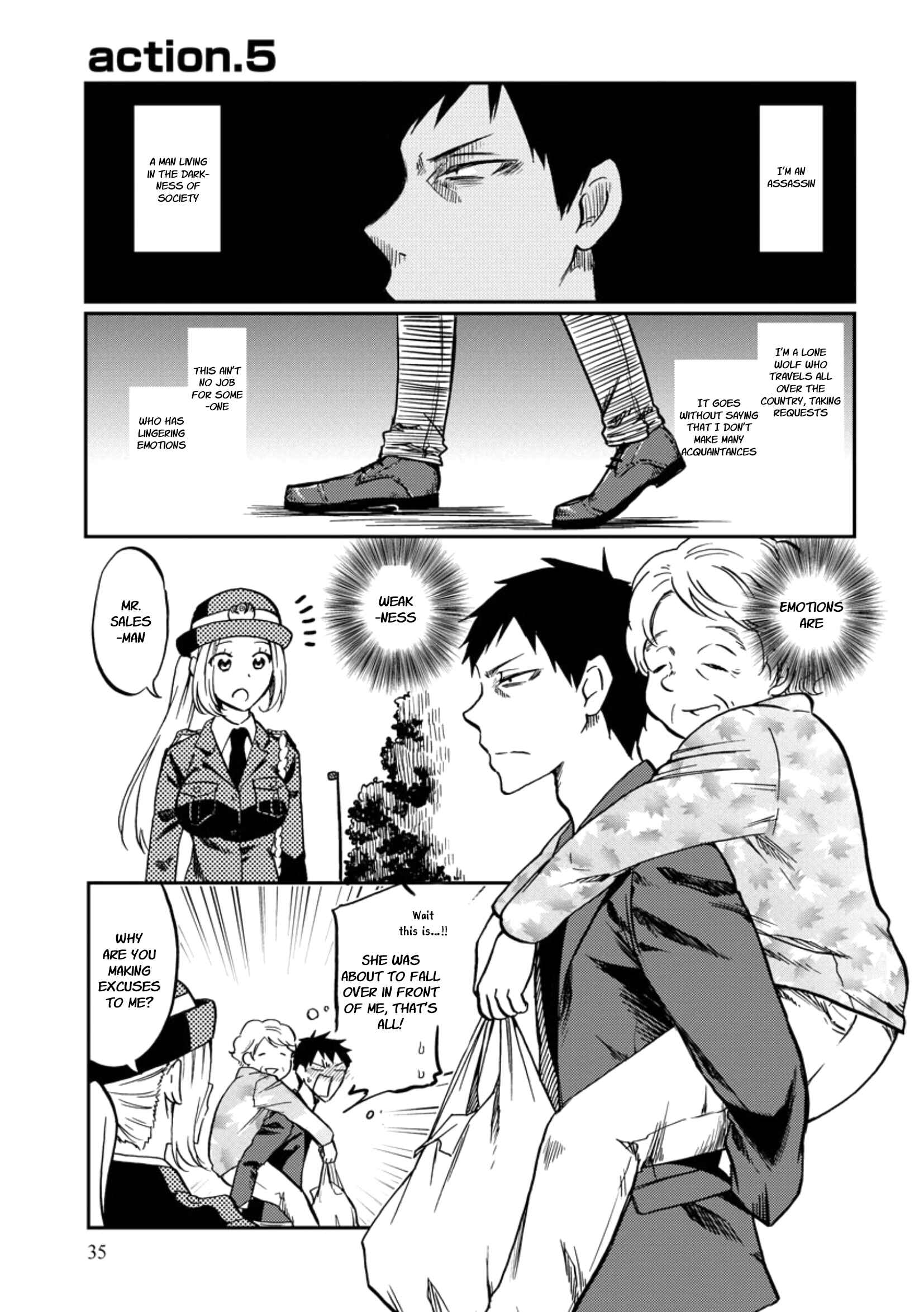 Page 1 Chapter 5 Fukei-san to Ansatsu-san