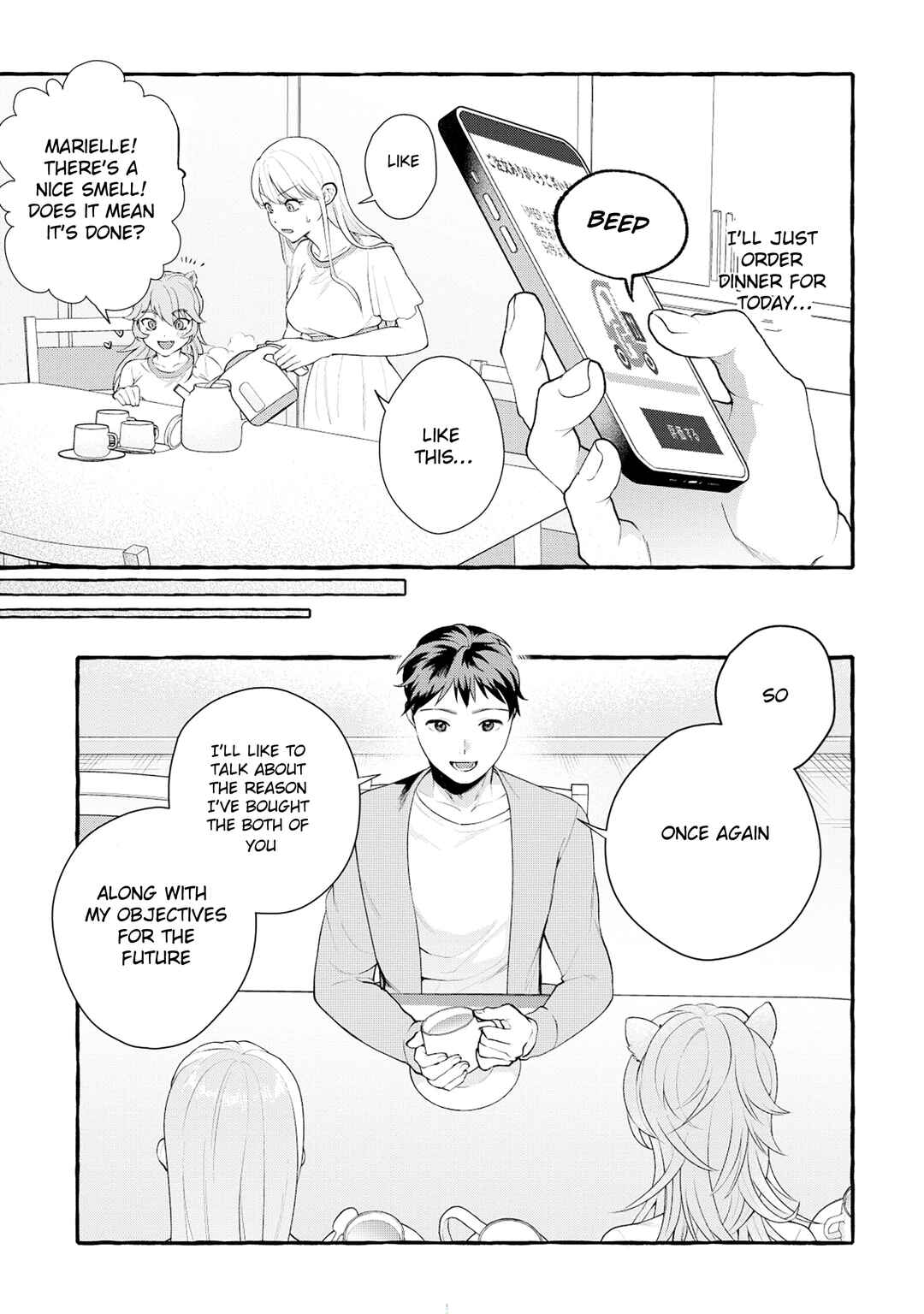 Page 4 Chapter 3.2 Isekai Chikyuu kan de Kojin Boueki Shite Mita