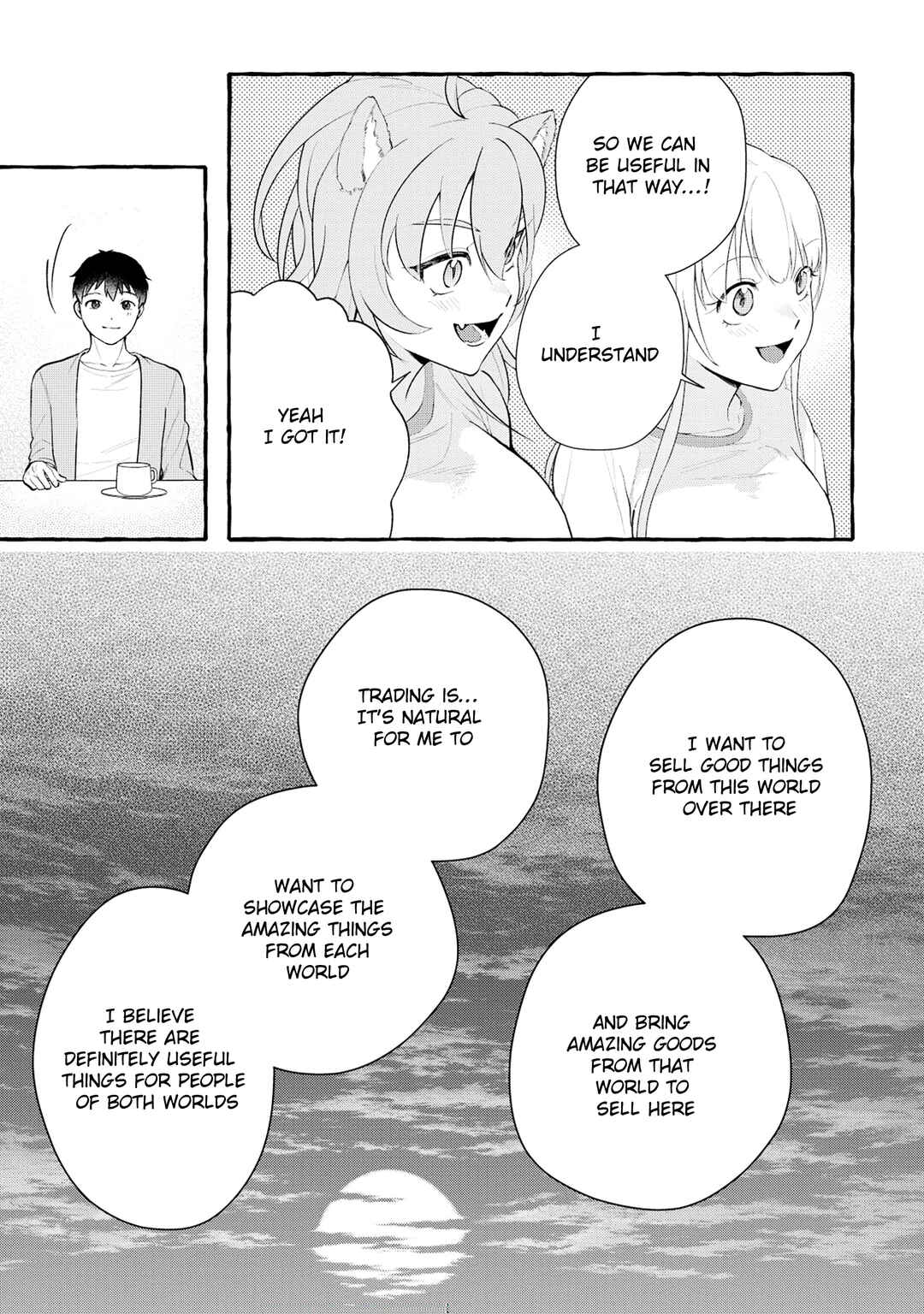 Page 8 Chapter 3.2 Isekai Chikyuu kan de Kojin Boueki Shite Mita
