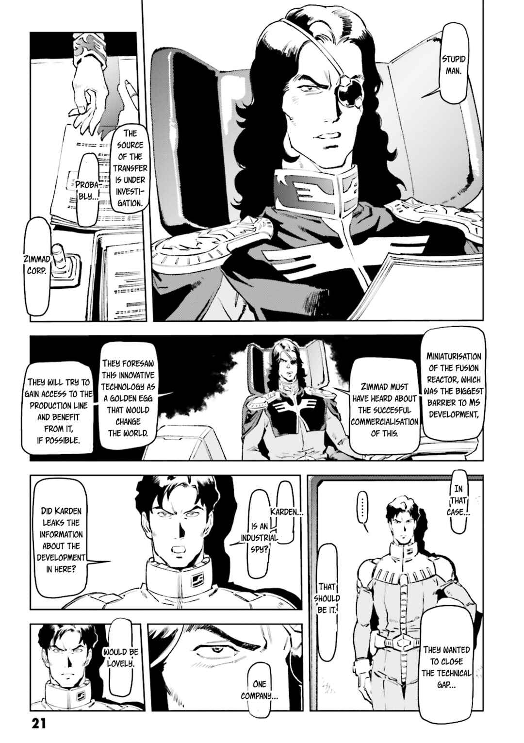 Page 21 Chapter 6 Mobile Suit Gundam - The Origin MSD: Cucuruz Doan’s Island