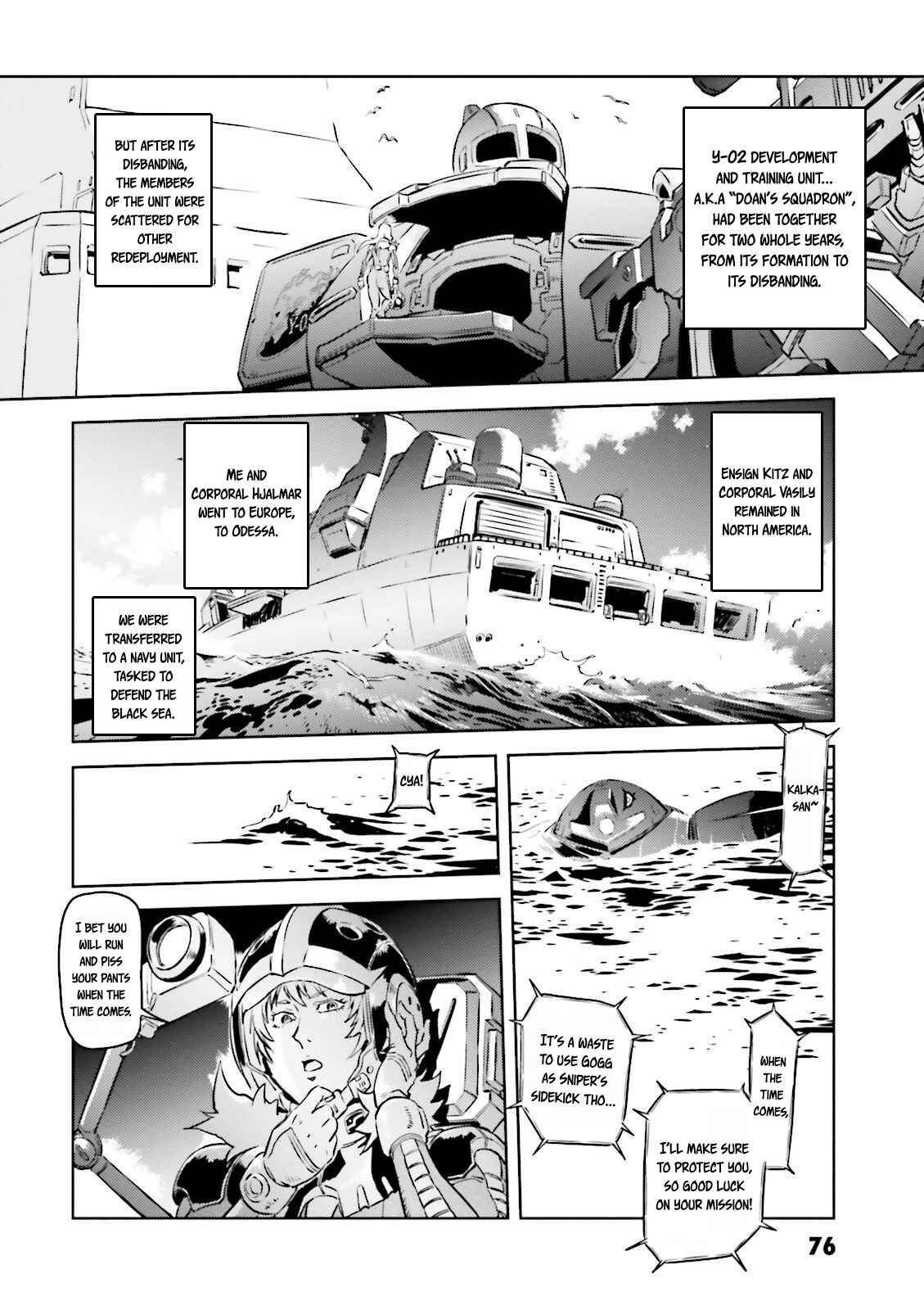 Page 9 Chapter 3 Mobile Suit Gundam - The Origin MSD: Cucuruz Doan’s Island