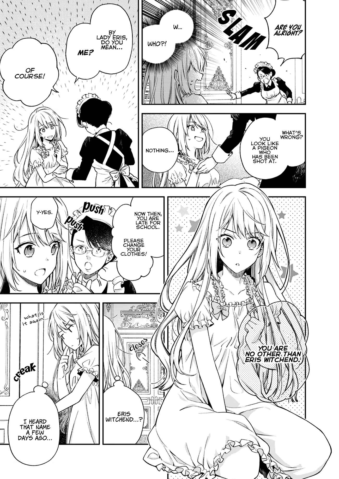 Page 3 Chapter 1.2 Akuyaku Reijou wa Kiraware Kizoku ni Koi wo suru