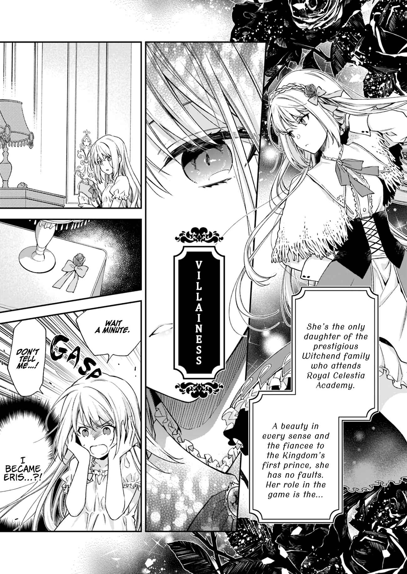 Page 5 Chapter 1.2 Akuyaku Reijou wa Kiraware Kizoku ni Koi wo suru