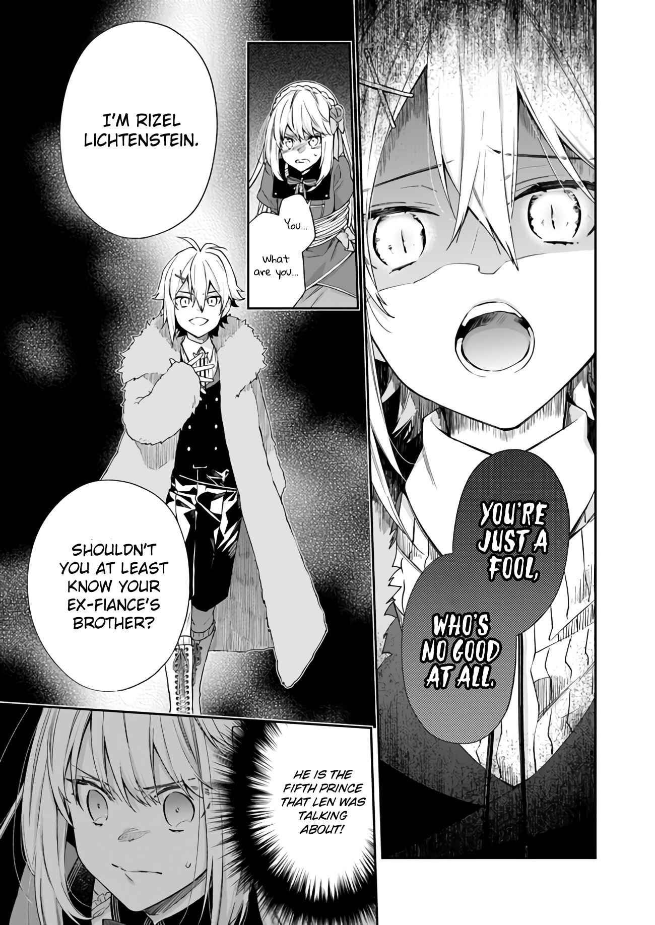 Page 5 Chapter 8 Akuyaku Reijou wa Kiraware Kizoku ni Koi wo suru