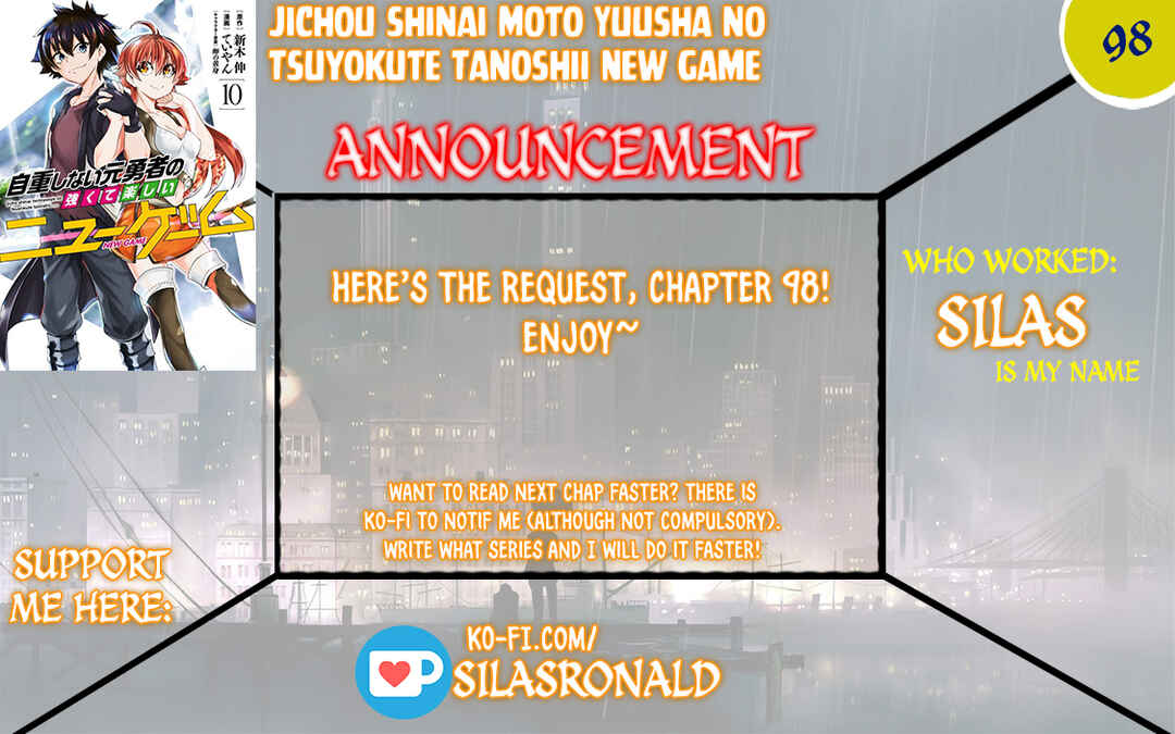 Page 1 Chapter 98 Jichou shinai Moto Yuusha no Tsuyokute Tanoshii New Game