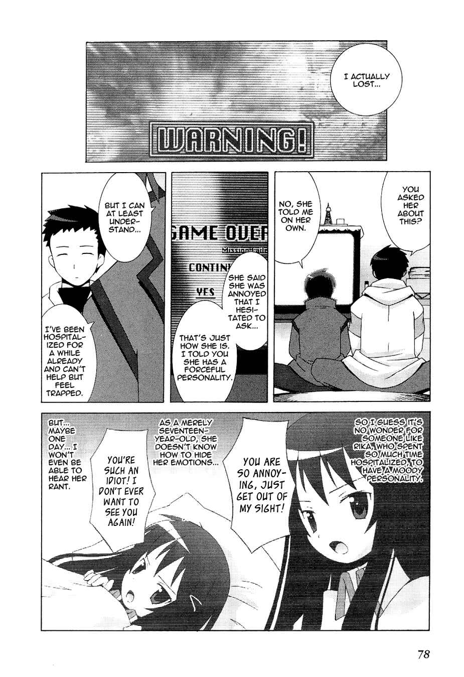 Page 12 Chapter 3 Hanbun no Tsuki ga Noboru Sora