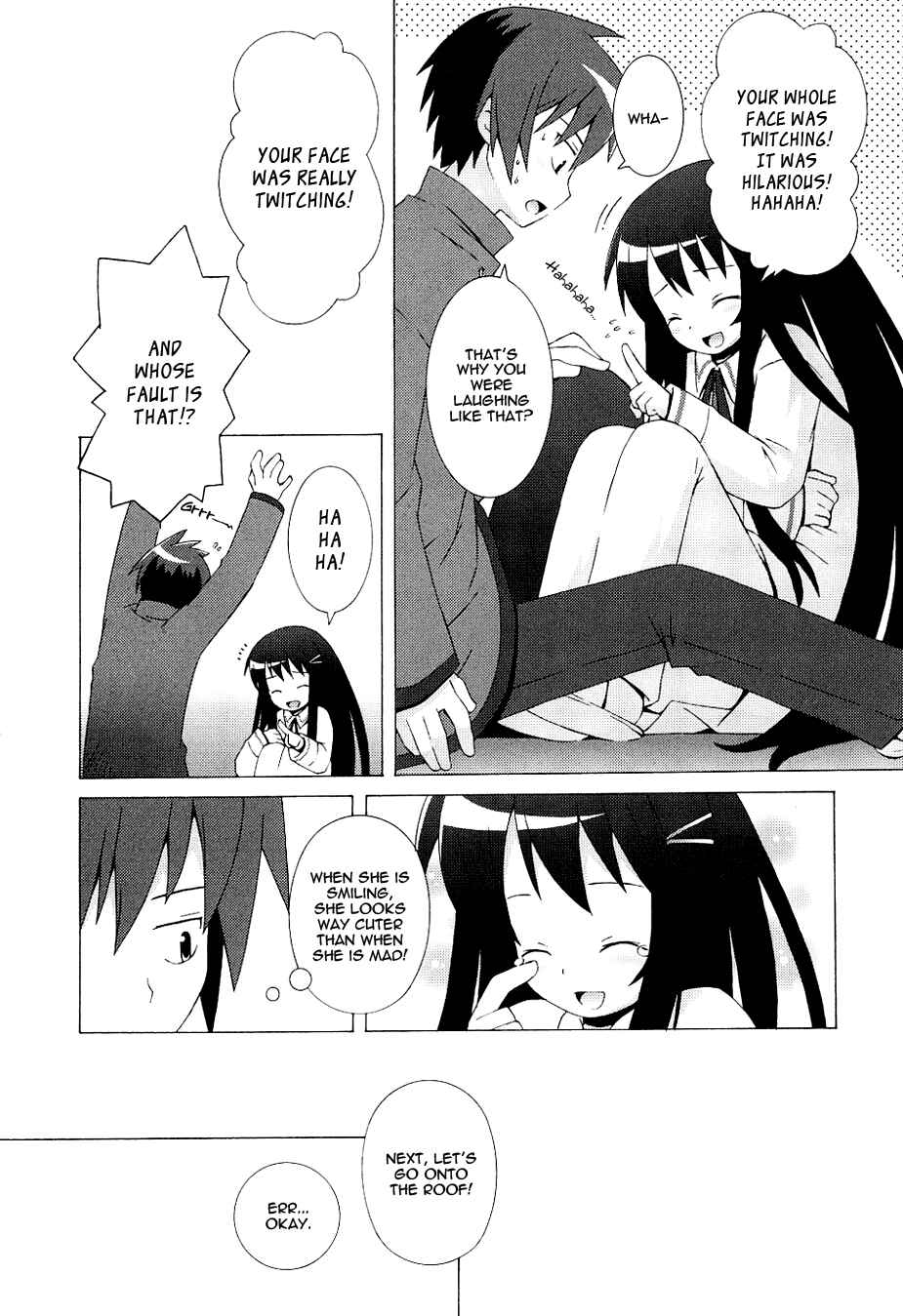 Page 28 Chapter 2 Hanbun no Tsuki ga Noboru Sora
