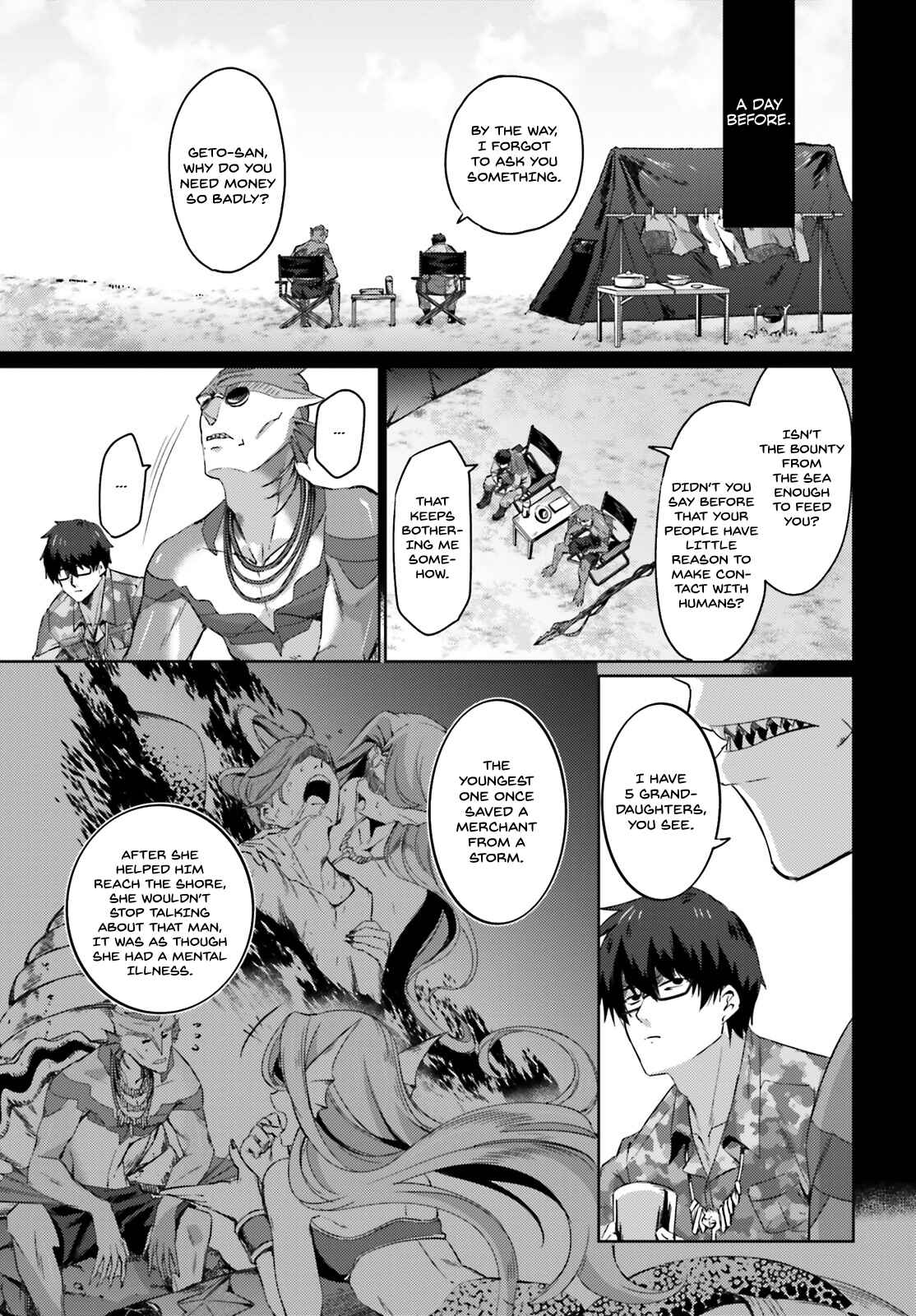 Page 4 Chapter 3 Ihoujin, Dungeon ni Moguru