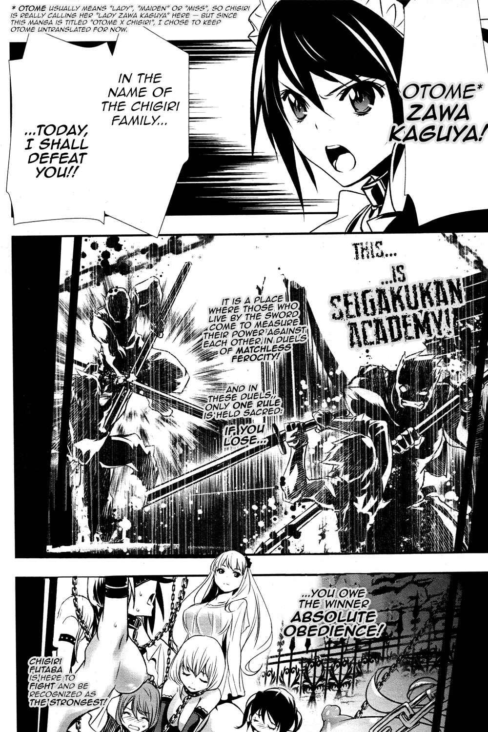Page 3 Chapter 1 Otome x Chigiri