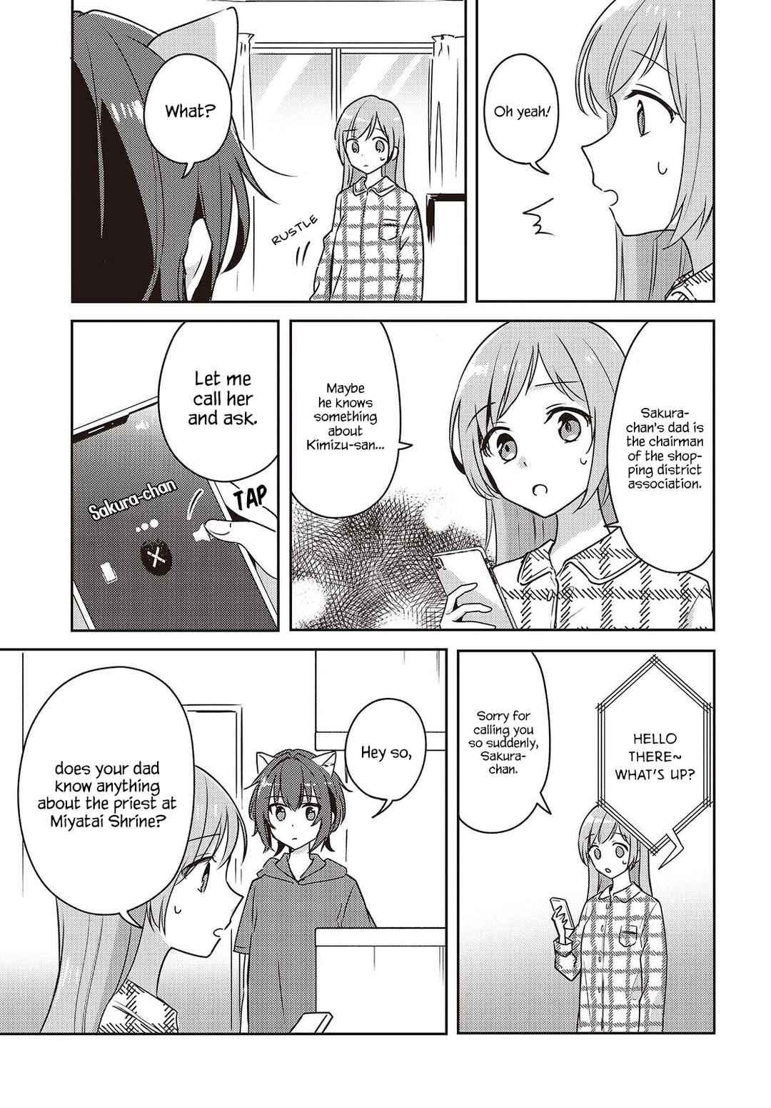 Page 7 Chapter 9 Osananajimi wa, Nyaa to Naite Skirt no Naka