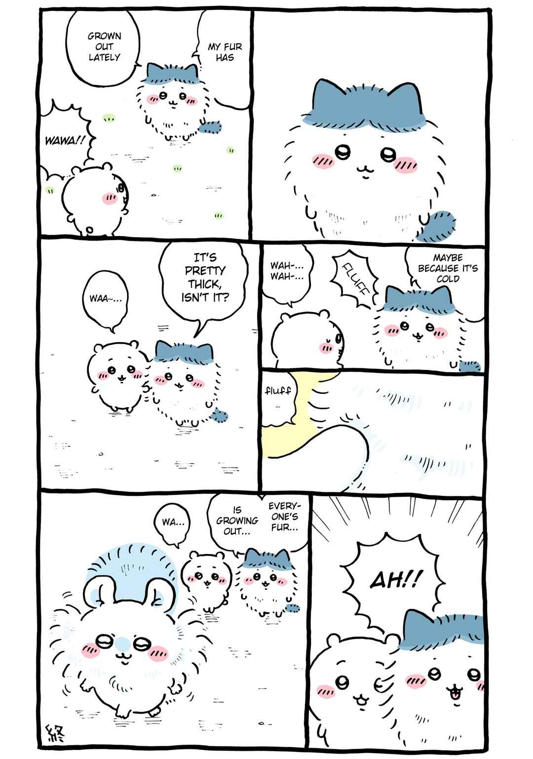 Page 1 Chapter 412 Chiikawa: Nanka Chiisakute Kawaii Yatsu (Webcomic Pages)