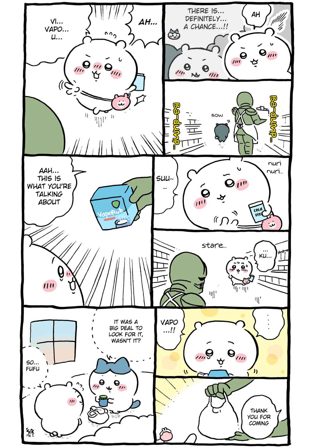 Page 1 Chapter 524 Chiikawa: Nanka Chiisakute Kawaii Yatsu (Webcomic Pages)