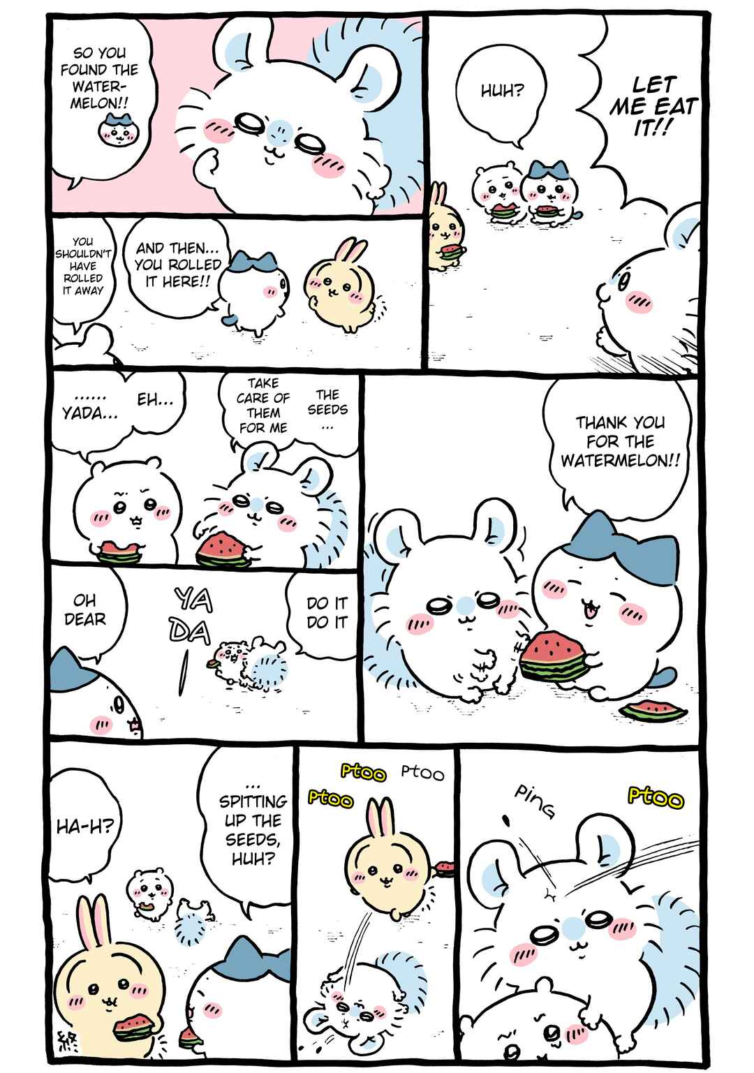 Page 1 Chapter 934 Chiikawa: Nanka Chiisakute Kawaii Yatsu (Webcomic Pages)