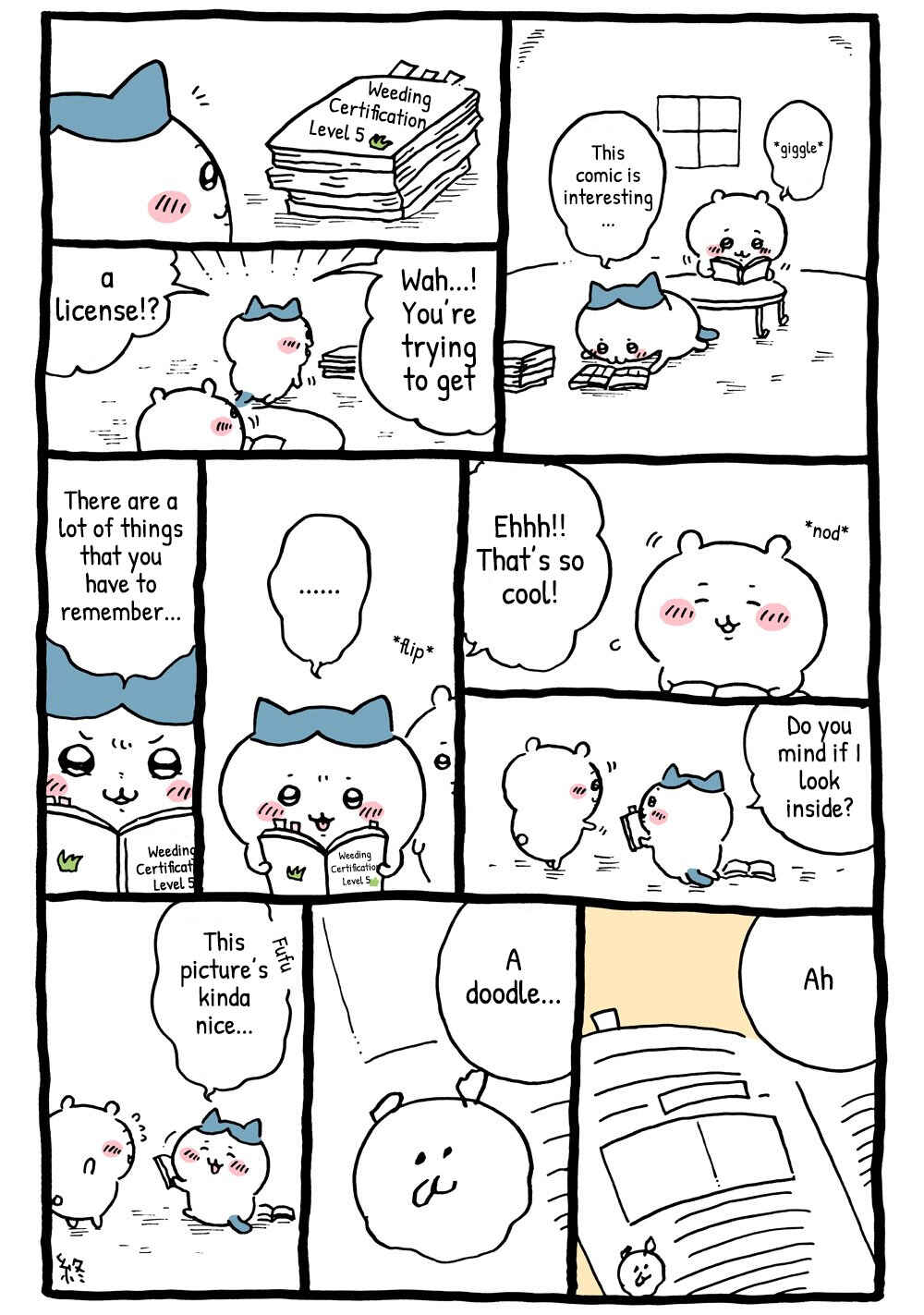Page 1 Chapter 70 Chiikawa: Nanka Chiisakute Kawaii Yatsu (Webcomic Pages)