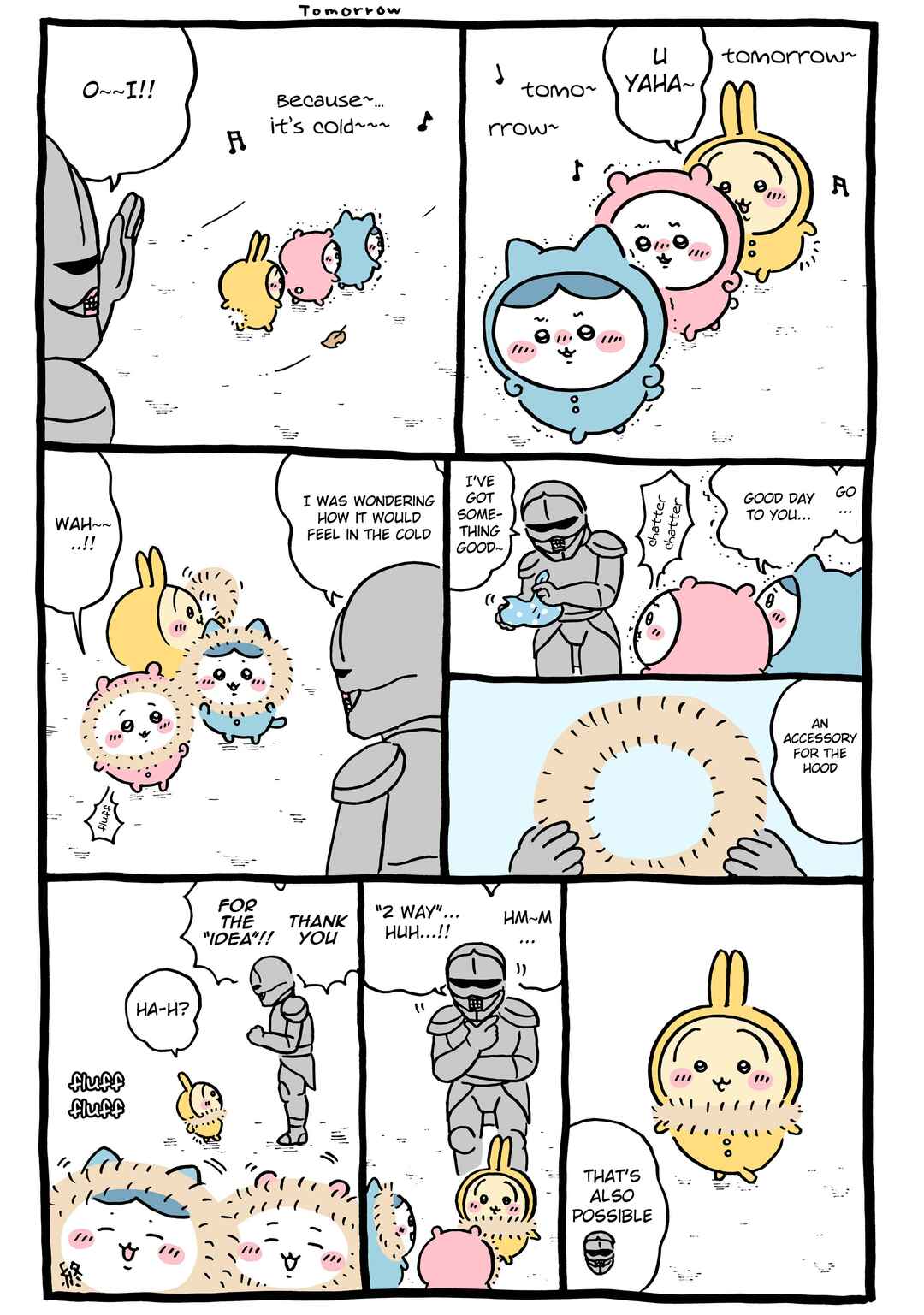 Page 1 Chapter 834 Chiikawa: Nanka Chiisakute Kawaii Yatsu (Webcomic Pages)