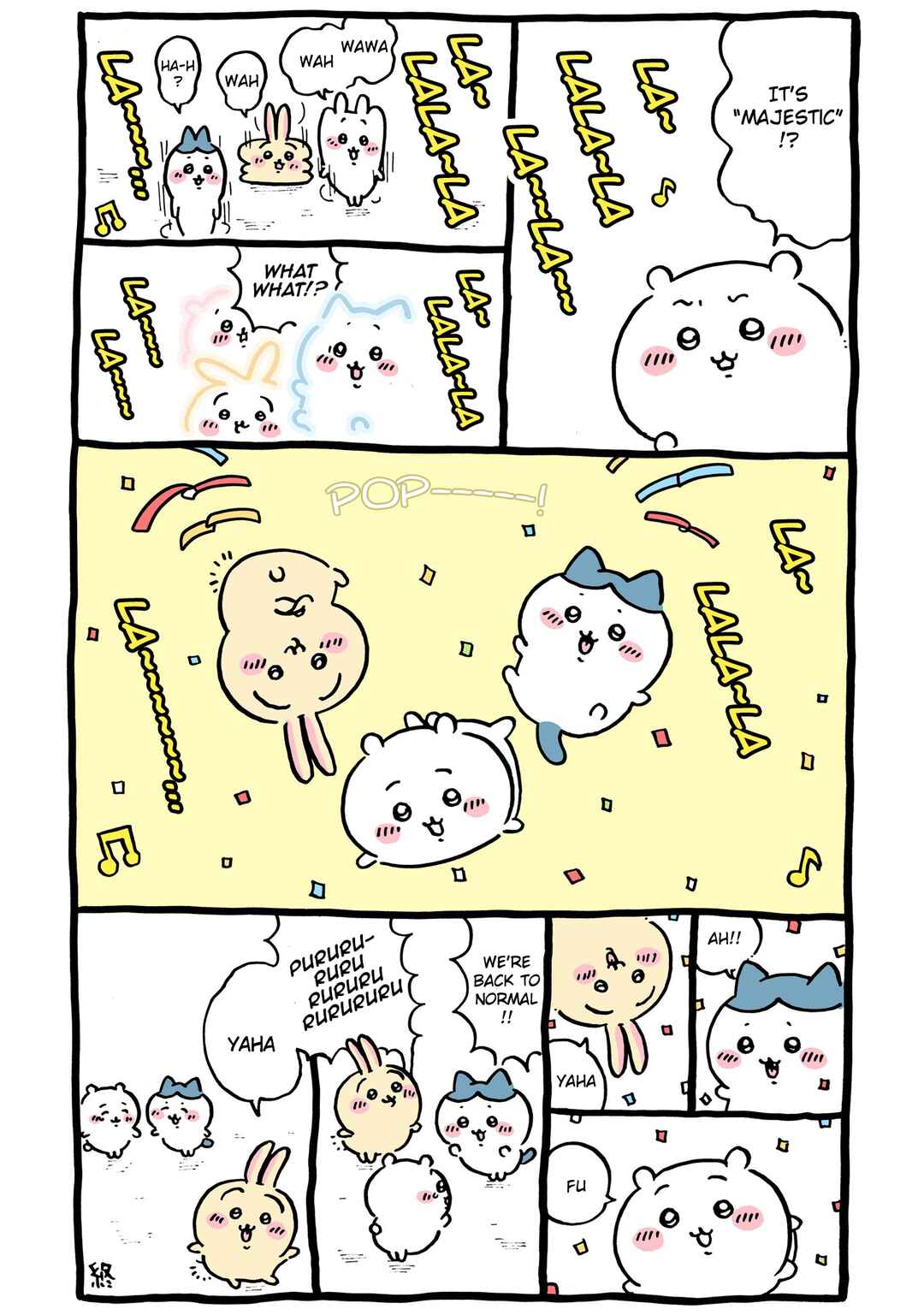 Page 1 Chapter 406 Chiikawa: Nanka Chiisakute Kawaii Yatsu (Webcomic Pages)