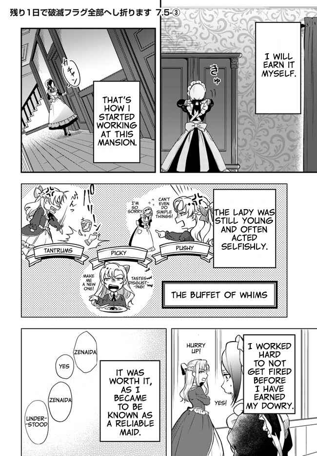 Page 14 Chapter 7.5 Nokori Ichinichi de Hametsu Flag Zenbu Heshiorimasu: Zamaa RTA Kiroku 24Hr