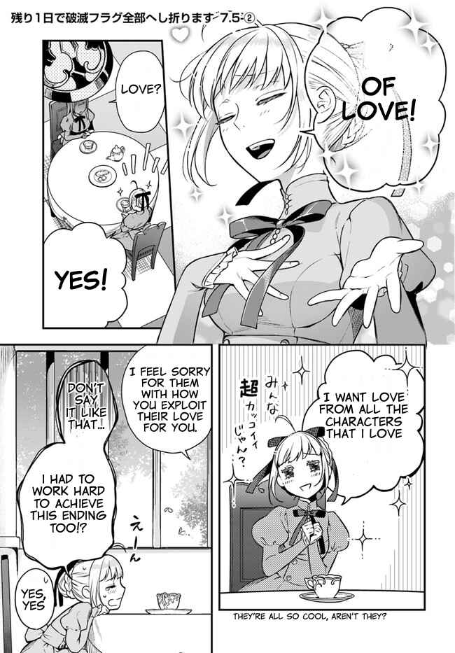 Page 7 Chapter 7.5 Nokori Ichinichi de Hametsu Flag Zenbu Heshiorimasu: Zamaa RTA Kiroku 24Hr
