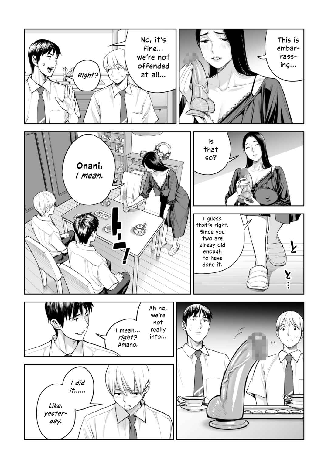 Page 25 Chapter Unknown_998a Kurokami Onna no Fudeoroshi ~Himitsu no Heya de Nakadashi Sasete Ageru wa~