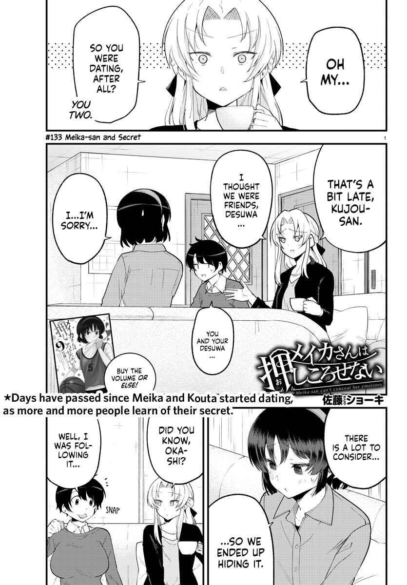 Page 1 Chapter 133 Meika-san wa Oshikorosenai