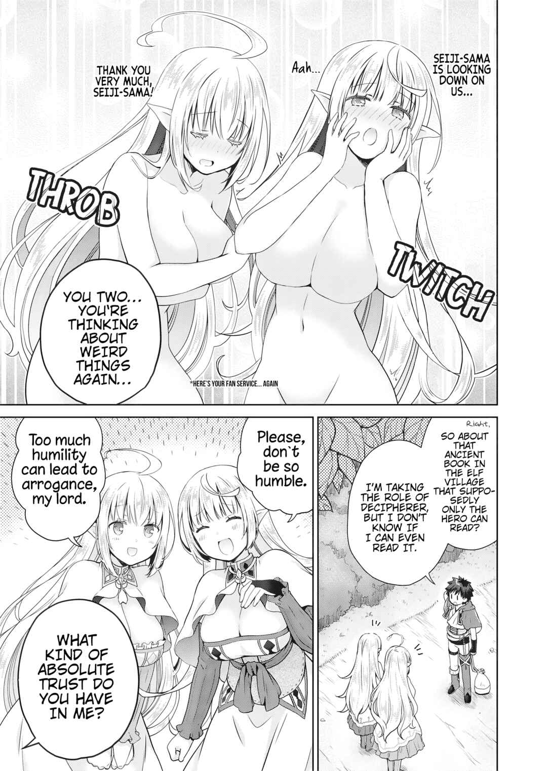 Page 6 Chapter 2 Dakara Katte ni Yuusha Toka Haou ni Nintei Sunno Yamero yo! ~Elf Zoku mo Kokuou-sama mo Hirefusu Hodo Ore wa Idai na Yakuwarirashii~