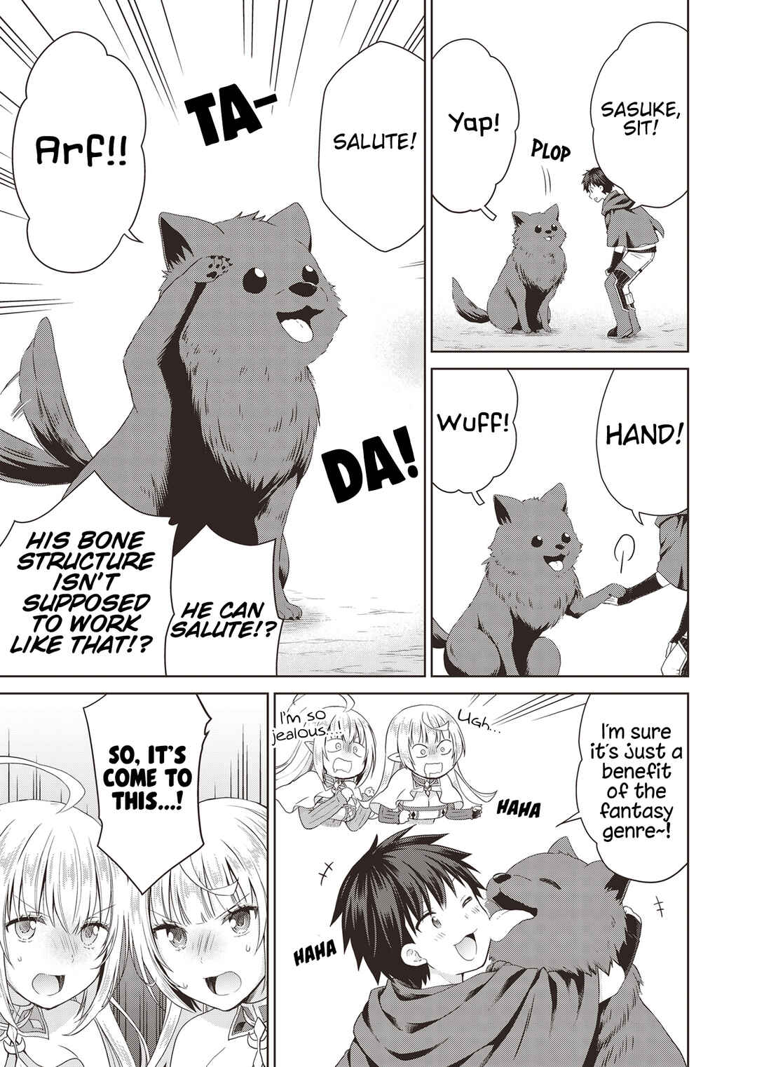 Page 8 Chapter 4 Dakara Katte ni Yuusha Toka Haou ni Nintei Sunno Yamero yo! ~Elf Zoku mo Kokuou-sama mo Hirefusu Hodo Ore wa Idai na Yakuwarirashii~