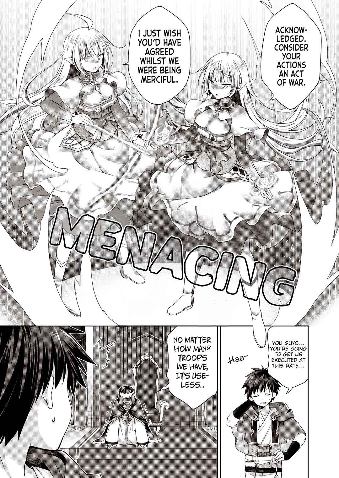 Page 22 Chapter 3 Dakara Katte ni Yuusha Toka Haou ni Nintei Sunno Yamero yo! ~Elf Zoku mo Kokuou-sama mo Hirefusu Hodo Ore wa Idai na Yakuwarirashii~