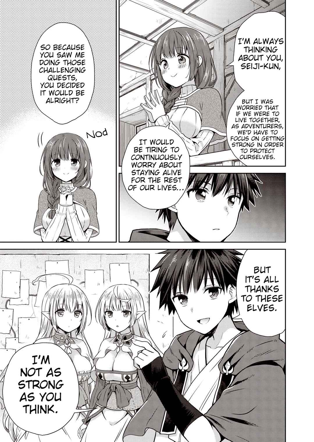 Page 6 Chapter 3 Dakara Katte ni Yuusha Toka Haou ni Nintei Sunno Yamero yo! ~Elf Zoku mo Kokuou-sama mo Hirefusu Hodo Ore wa Idai na Yakuwarirashii~