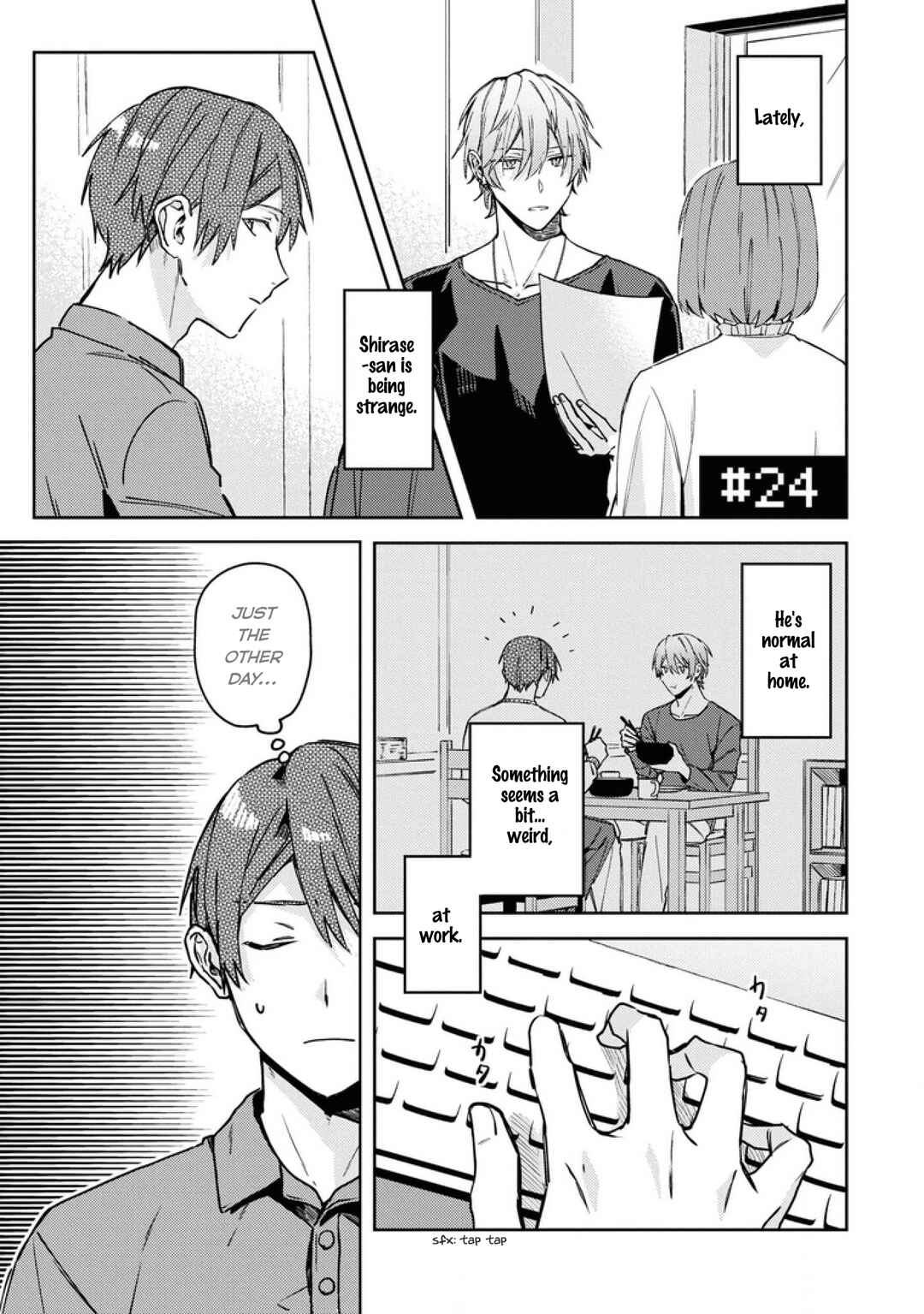 Page 1 Chapter 24 Online Game Nakama to Sashi Off shitara Shokuba no Onijoushi ga Kita