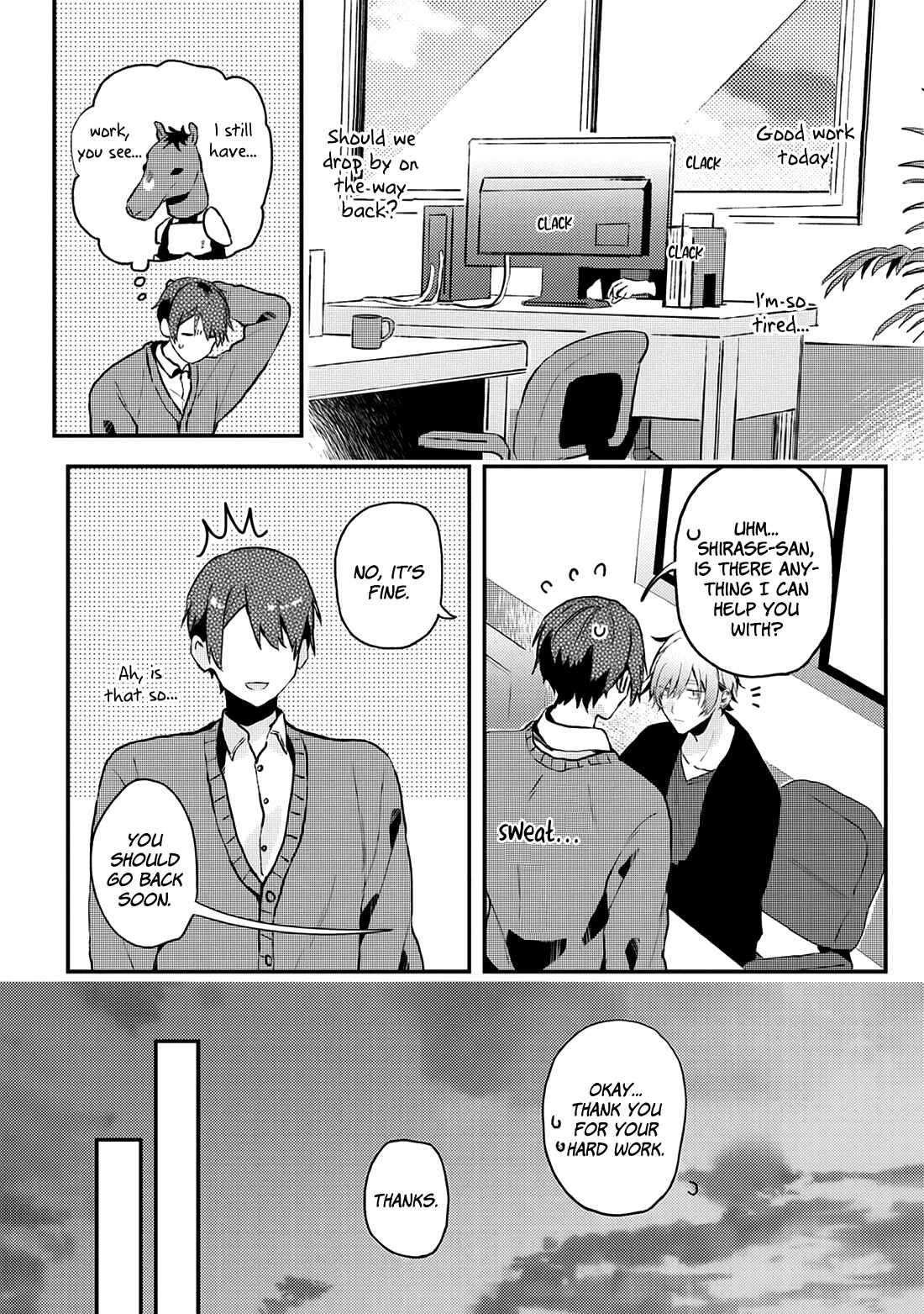 Page 6 Chapter 12 Online Game Nakama to Sashi Off shitara Shokuba no Onijoushi ga Kita