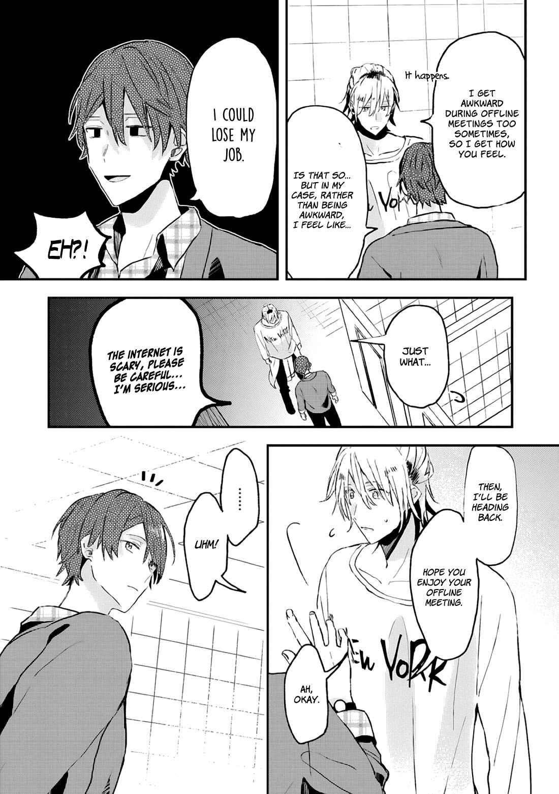 Page 10 Chapter 9 Online Game Nakama to Sashi Off shitara Shokuba no Onijoushi ga Kita