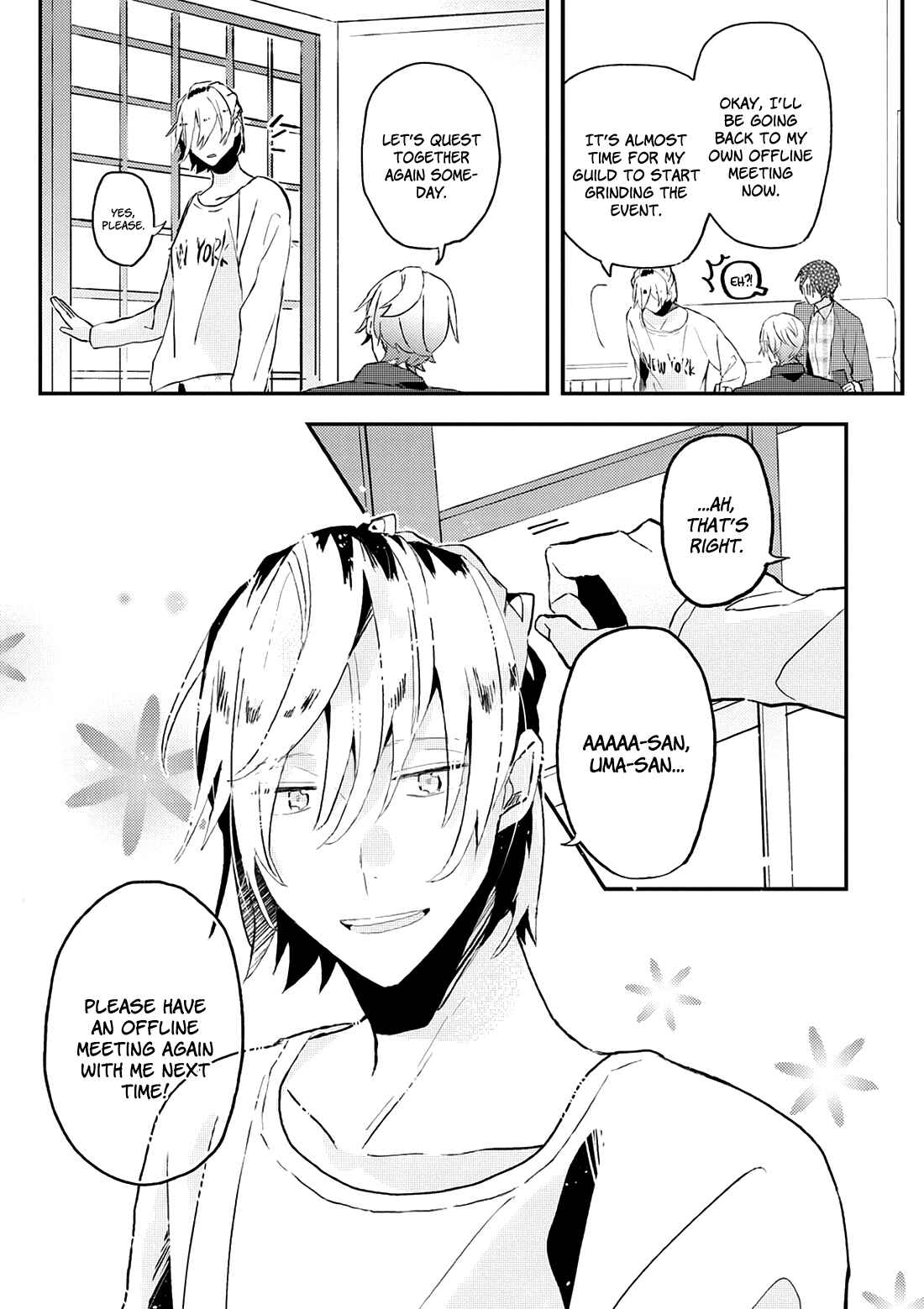 Page 15 Chapter 10 Online Game Nakama to Sashi Off shitara Shokuba no Onijoushi ga Kita