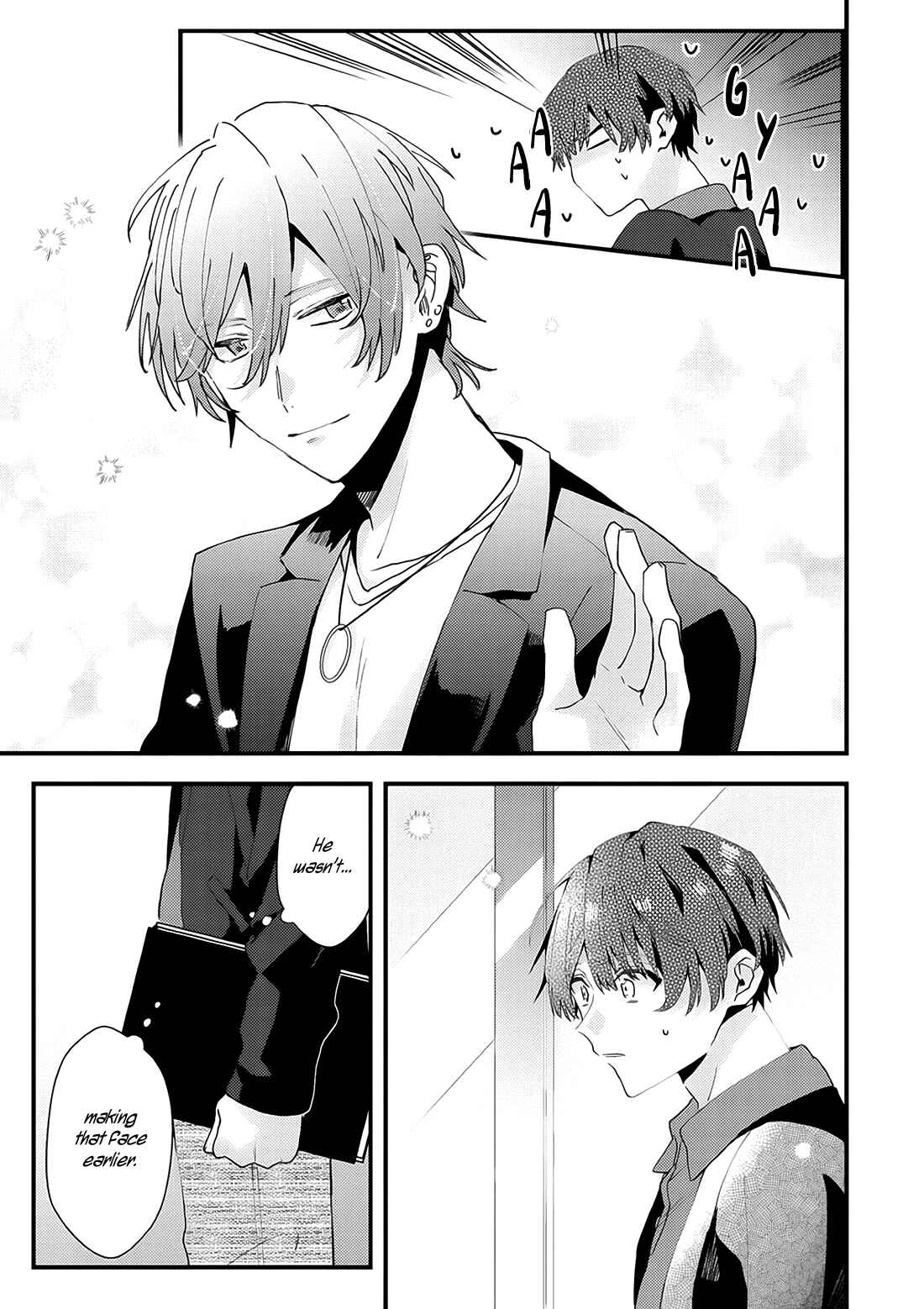 Page 23 Chapter 19.5 Online Game Nakama to Sashi Off shitara Shokuba no Onijoushi ga Kita