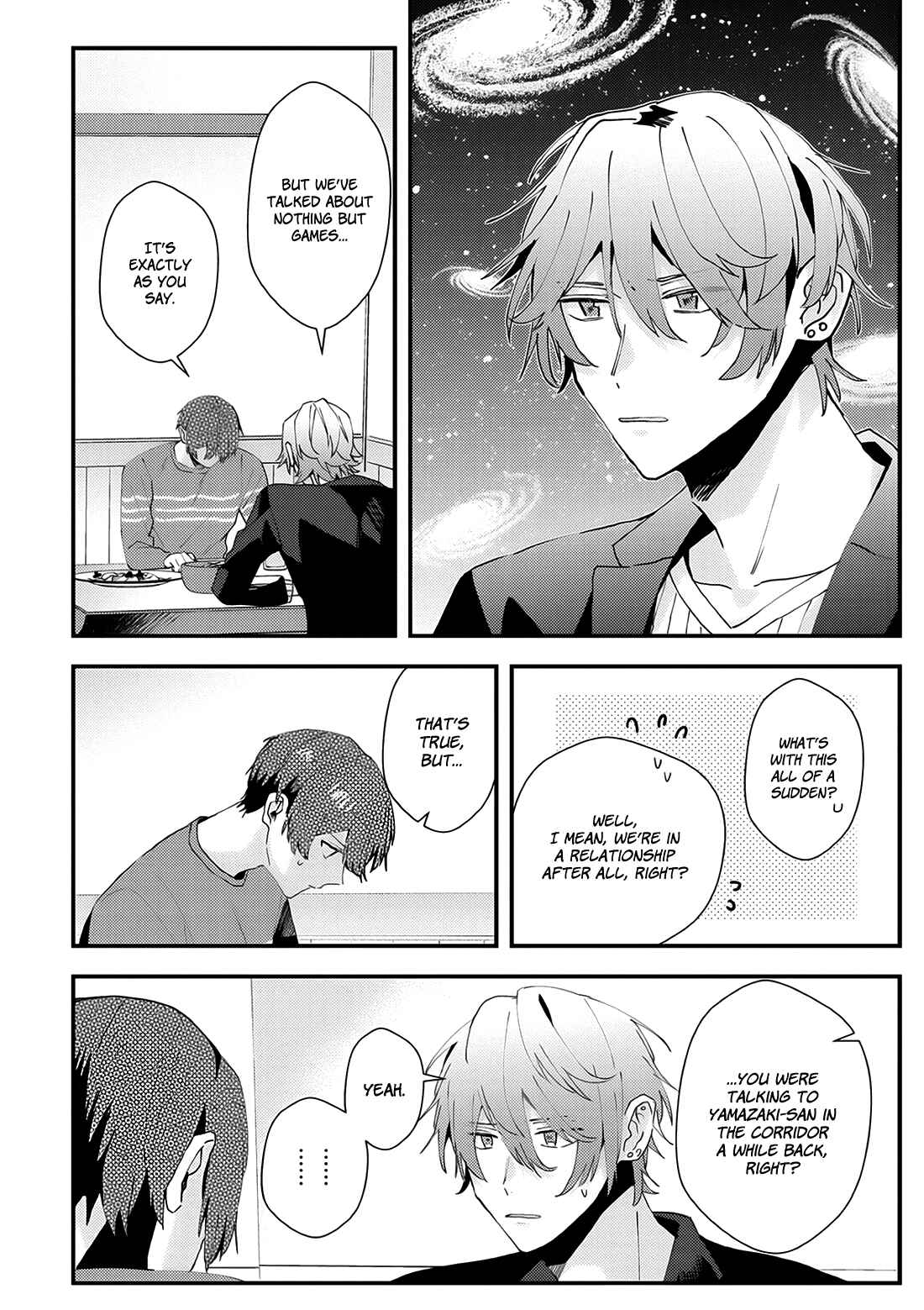 Page 28 Chapter 19.5 Online Game Nakama to Sashi Off shitara Shokuba no Onijoushi ga Kita