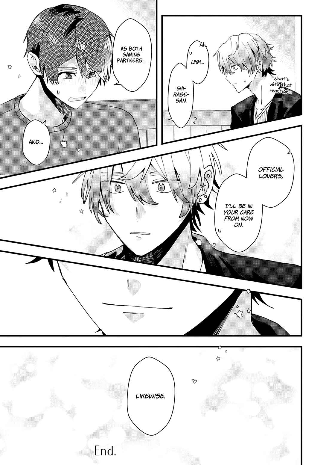 Page 33 Chapter 19.5 Online Game Nakama to Sashi Off shitara Shokuba no Onijoushi ga Kita