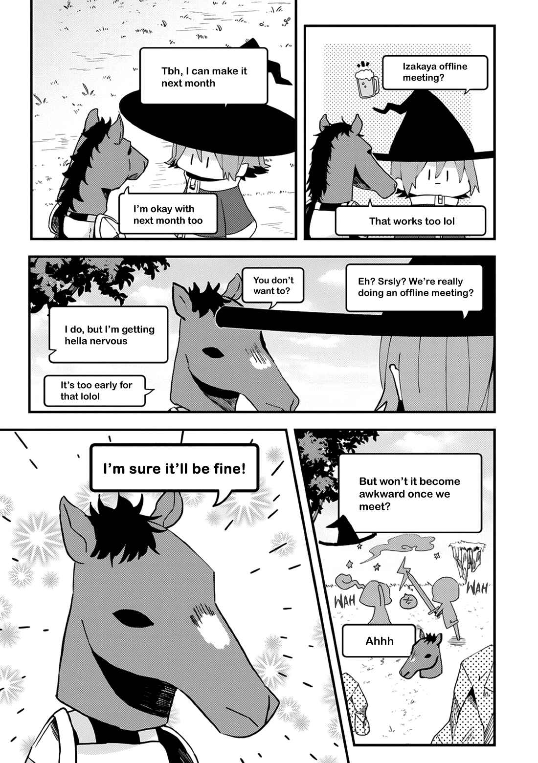 Page 4 Chapter 5 Online Game Nakama to Sashi Off shitara Shokuba no Onijoushi ga Kita