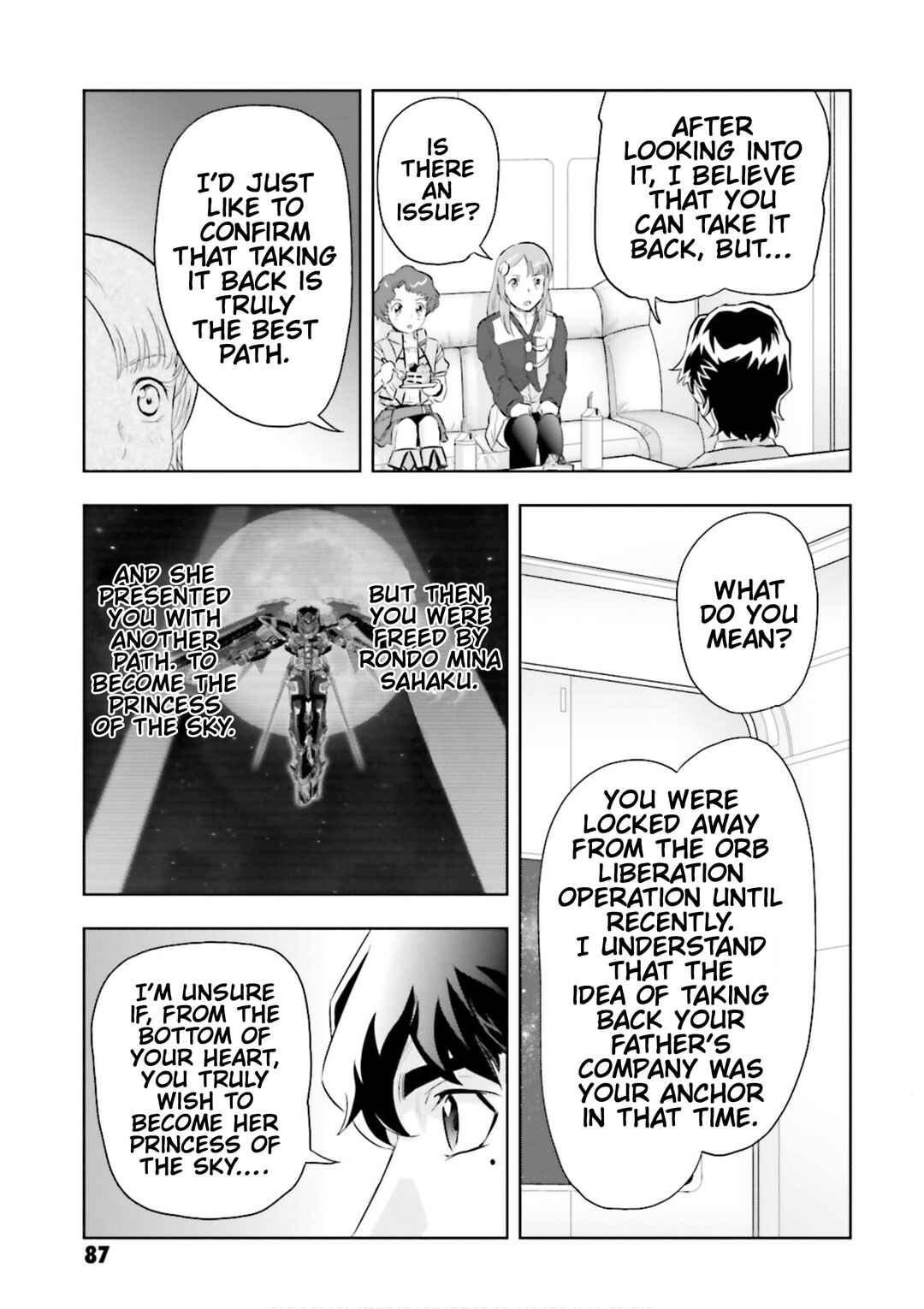 Page 20 Chapter 8 Mobile Suit Gundam SEED Astray - Princess of the Sky