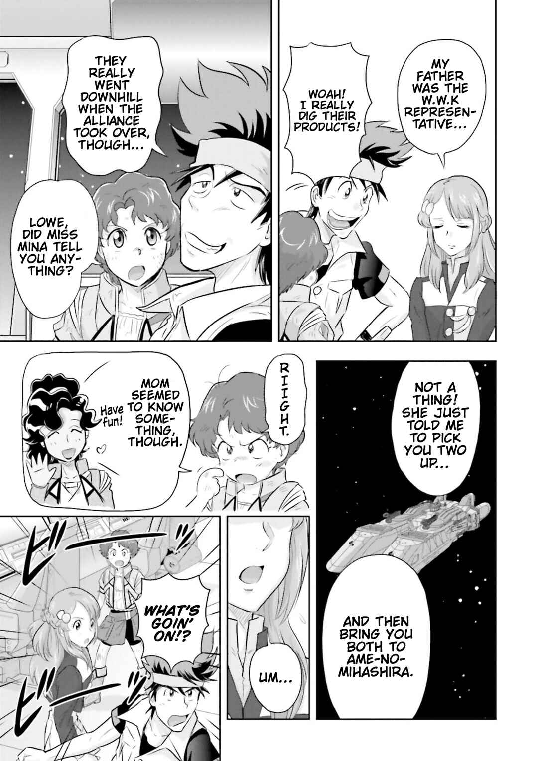 Page 13 Chapter 3 Mobile Suit Gundam SEED Astray - Princess of the Sky