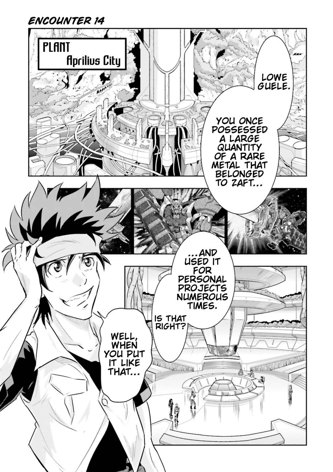 Page 1 Chapter 14 Mobile Suit Gundam SEED Astray - Princess of the Sky
