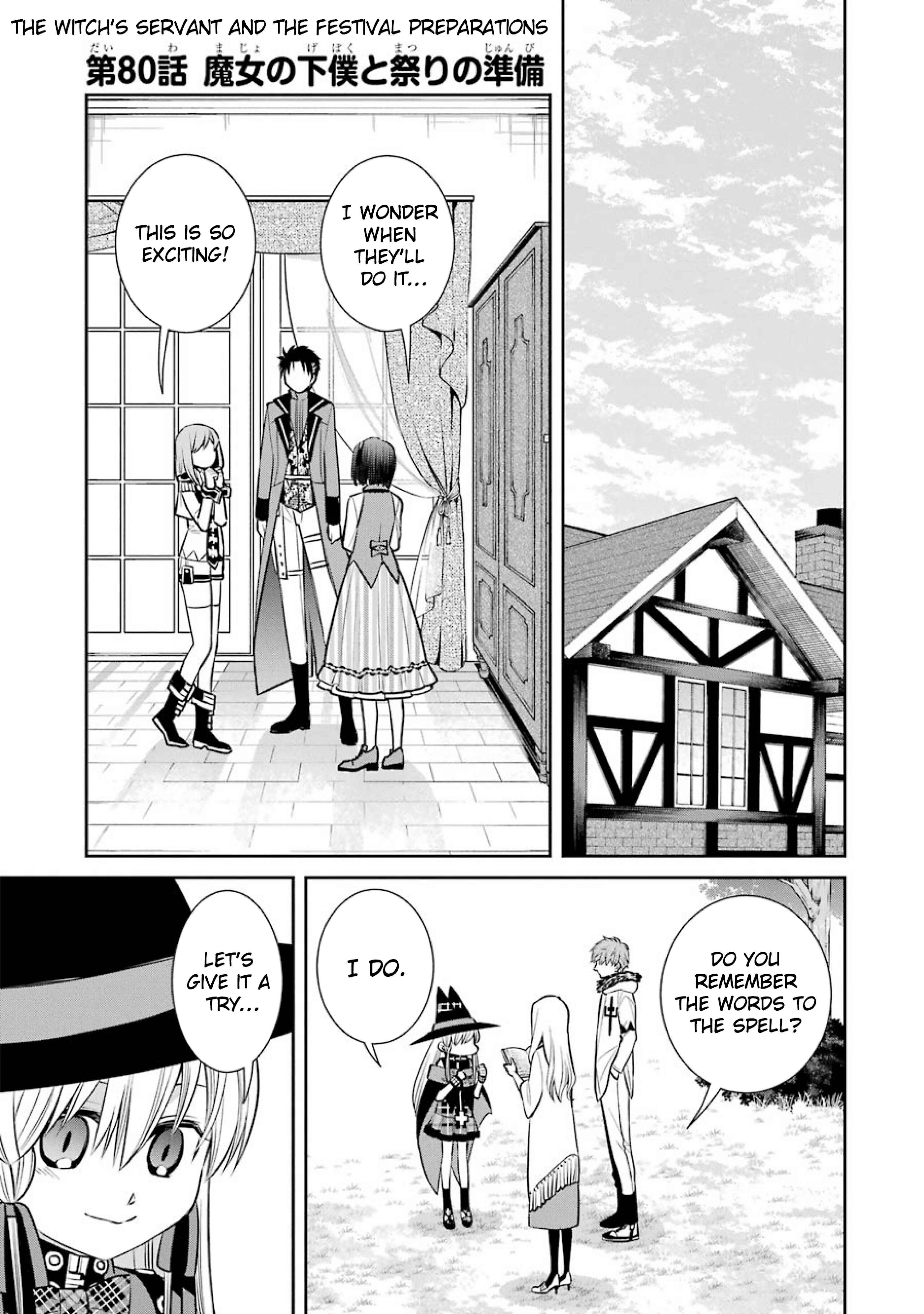 Page 1 Chapter 80 Majo no Geboku to Maou no Tsuno