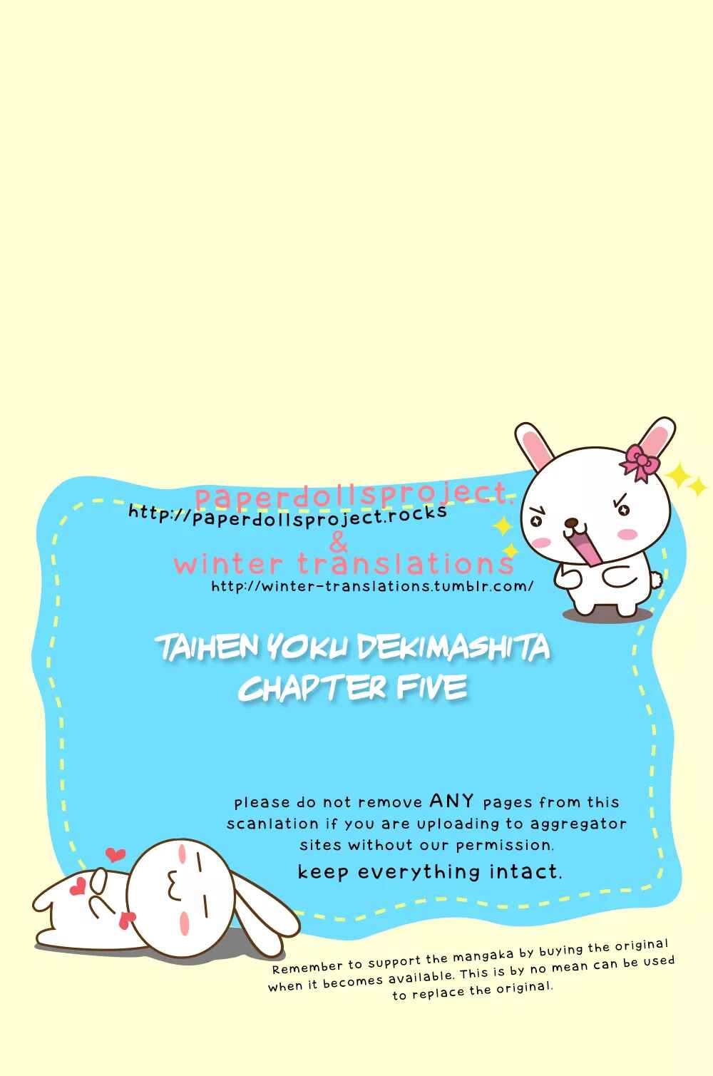 Page 2 Chapter 5 Taihen Yoku Dekimashita.