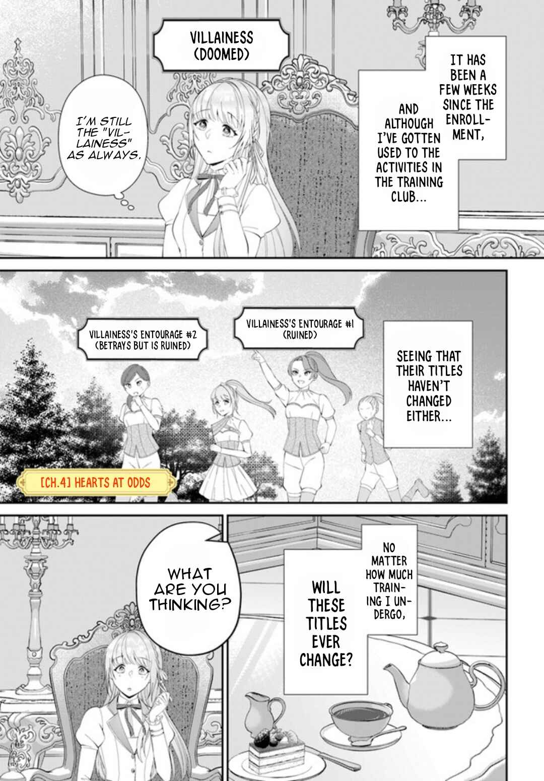 Page 1 Chapter 4 Watashi no Ue ni Ukabu Akuyaki Reijou (Hametsu suru) tte Nandeshou ka?